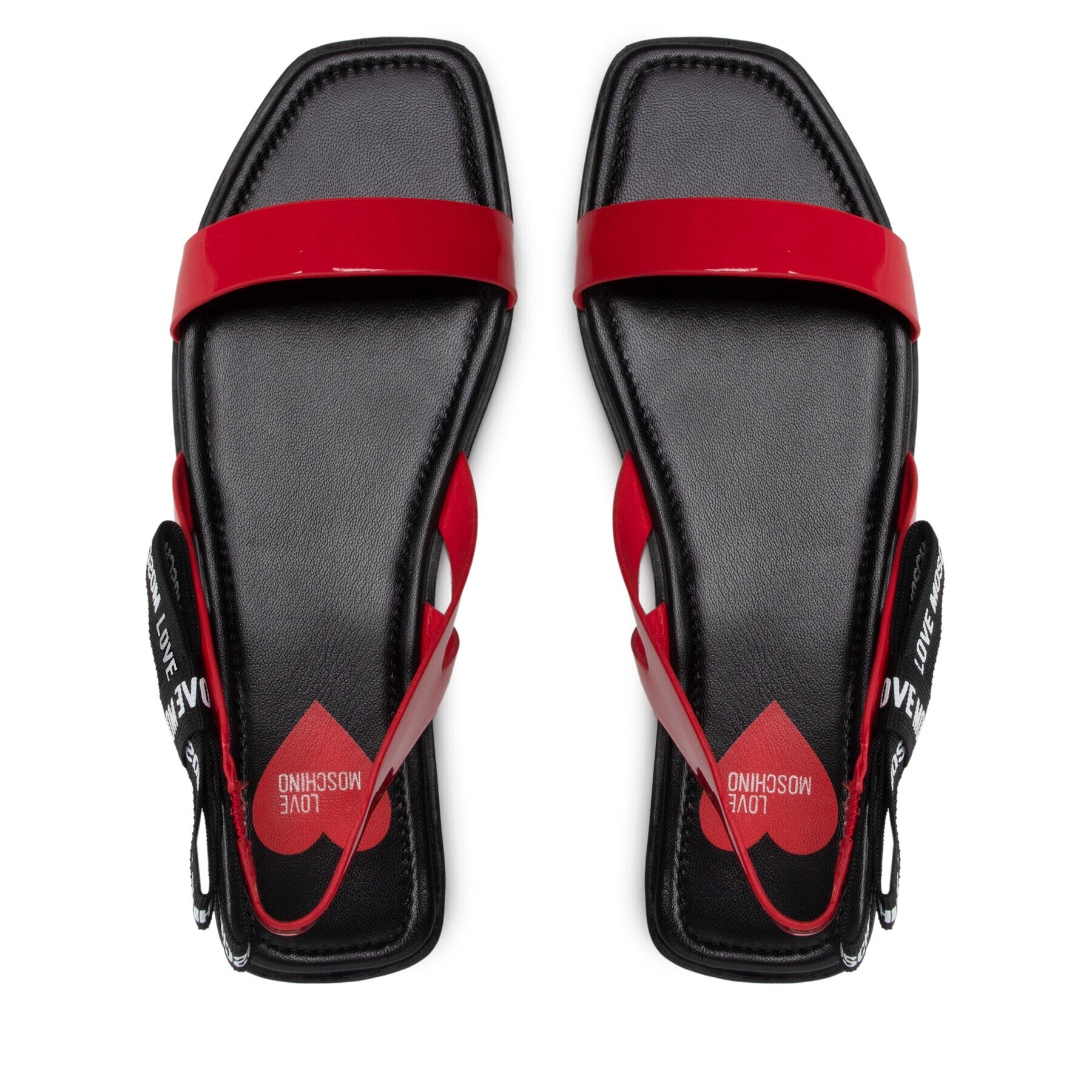 LOVE MOSCHINO Сандали JA16212G0EIH0500 Червен - Pepit.bg