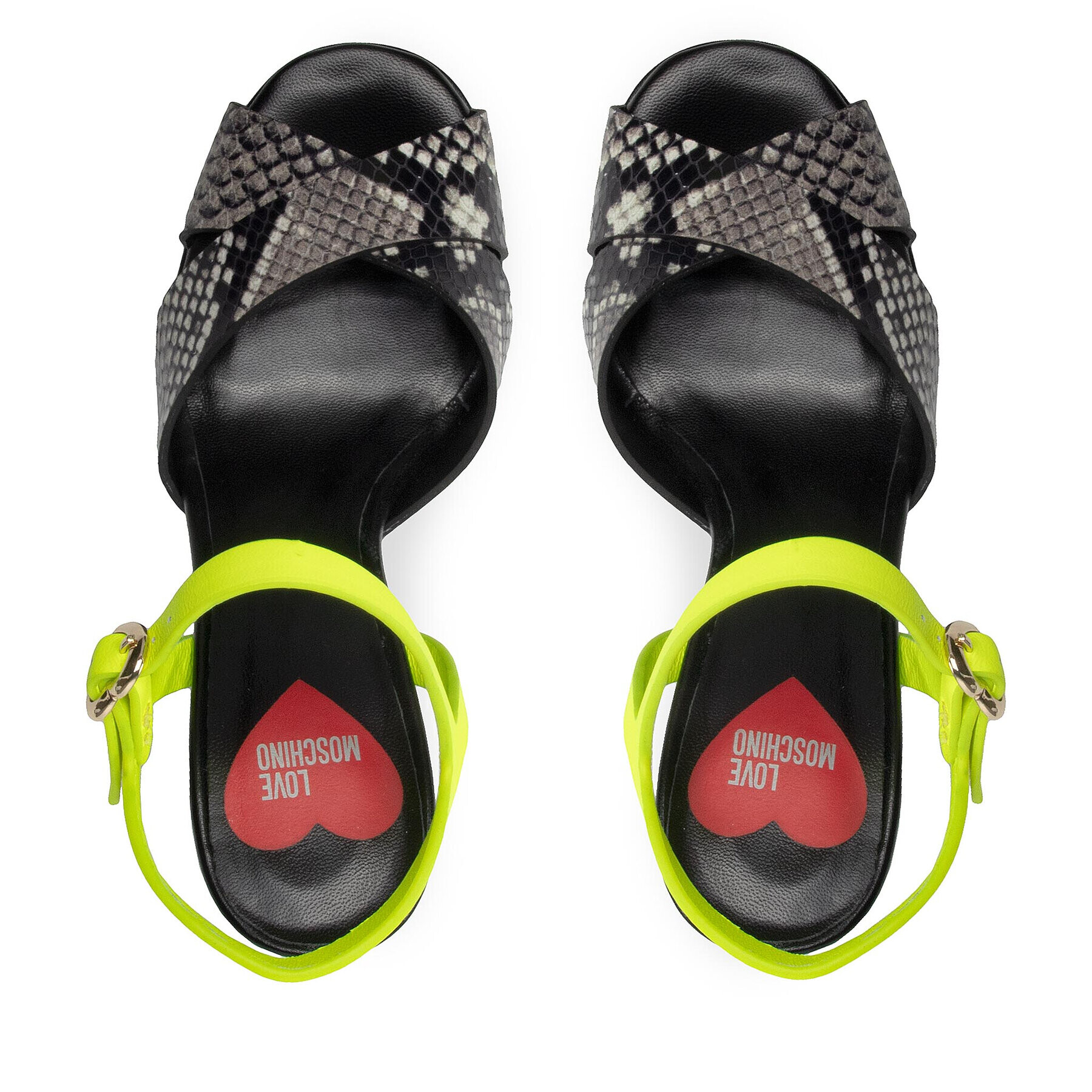 LOVE MOSCHINO Сандали JA1627AG0EJC195A Сив - Pepit.bg