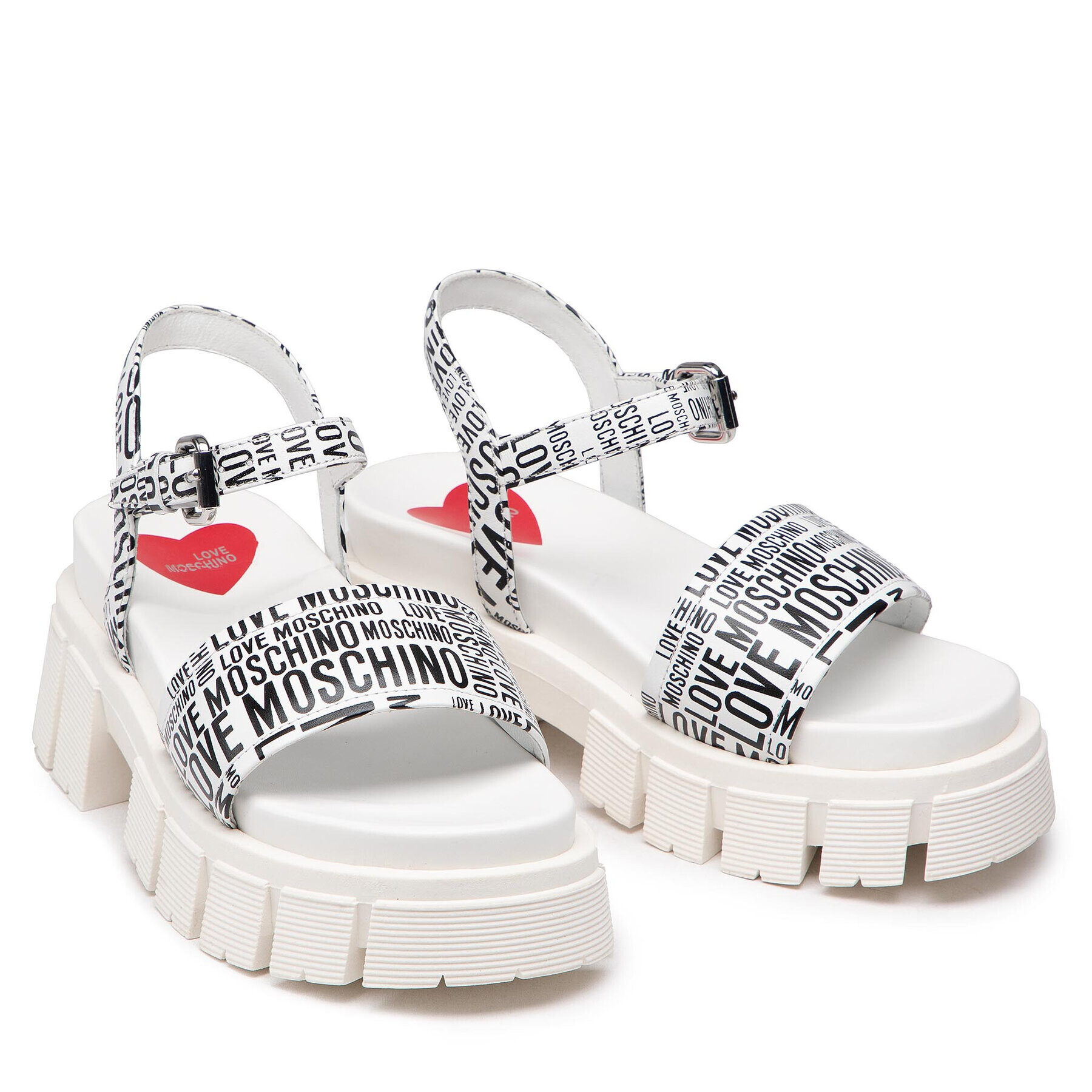 LOVE MOSCHINO Сандали JA16307G0EIJ010A Бял - Pepit.bg