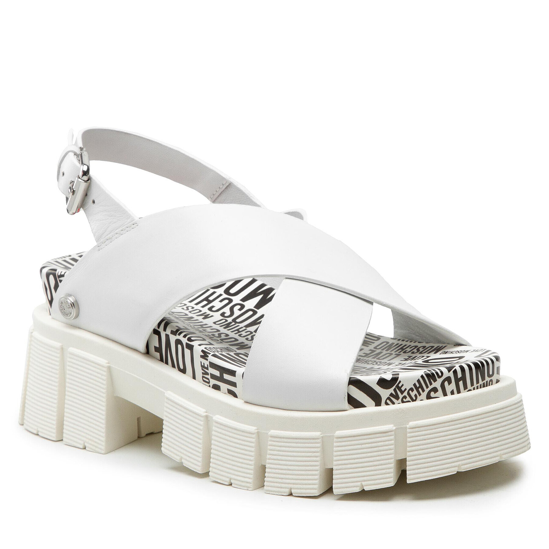 LOVE MOSCHINO Сандали JA16317G0EIAL100 Бял - Pepit.bg