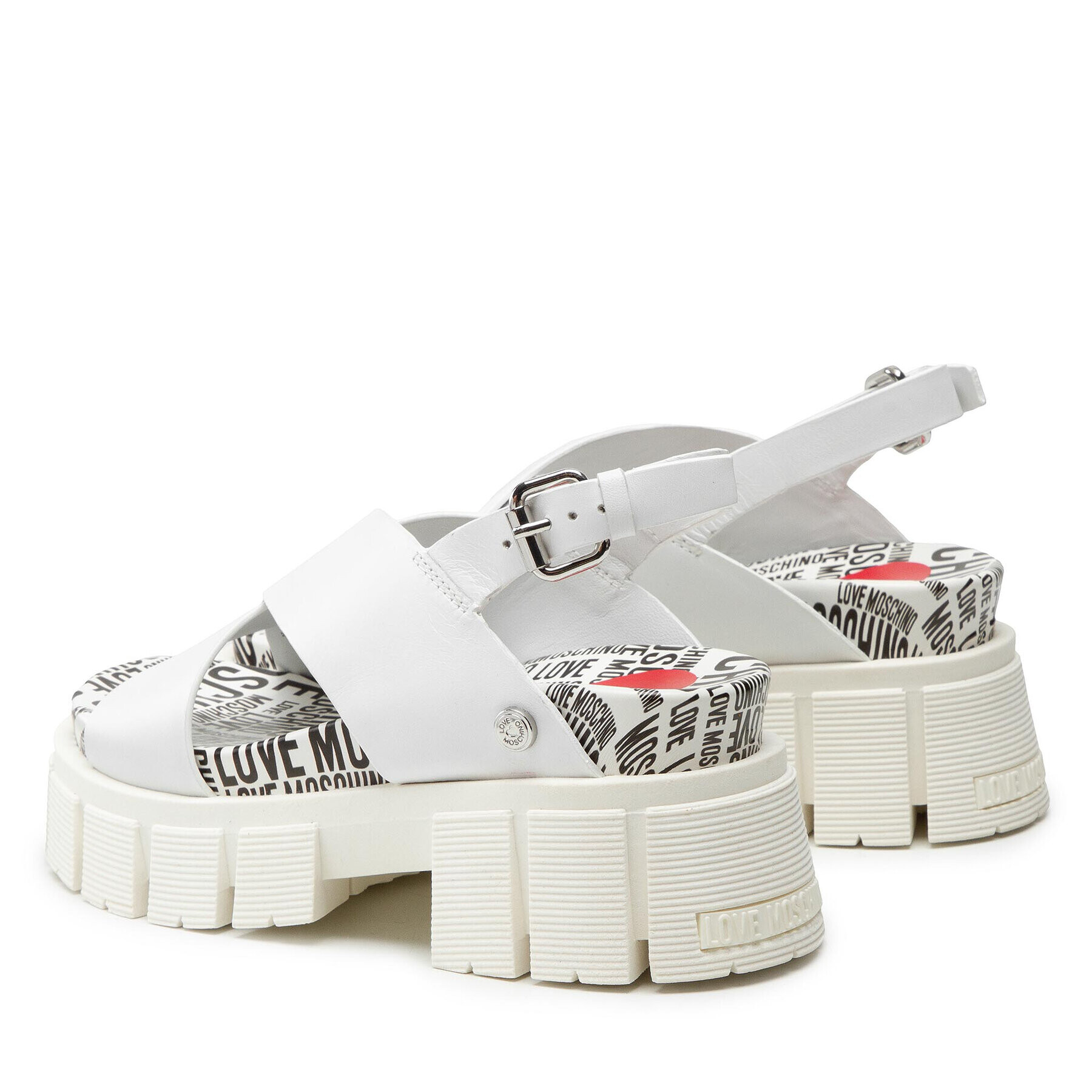 LOVE MOSCHINO Сандали JA16317G0EIAL100 Бял - Pepit.bg