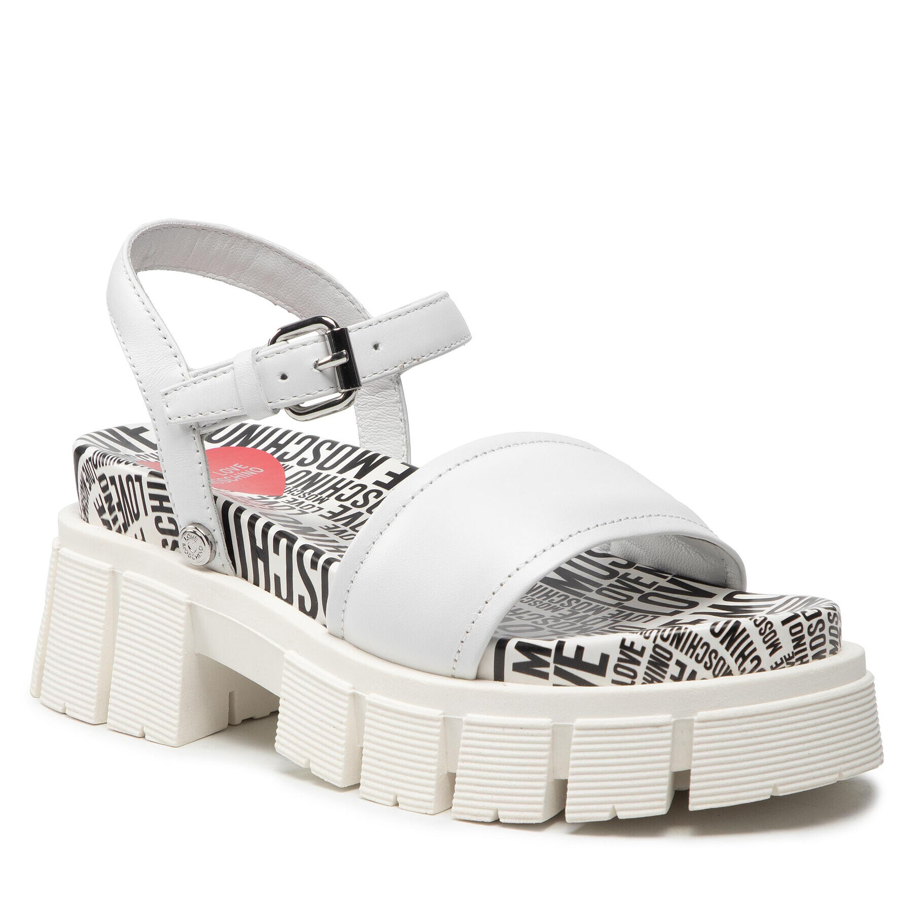 LOVE MOSCHINO Сандали JA16327G0EIAL100 Бял - Pepit.bg