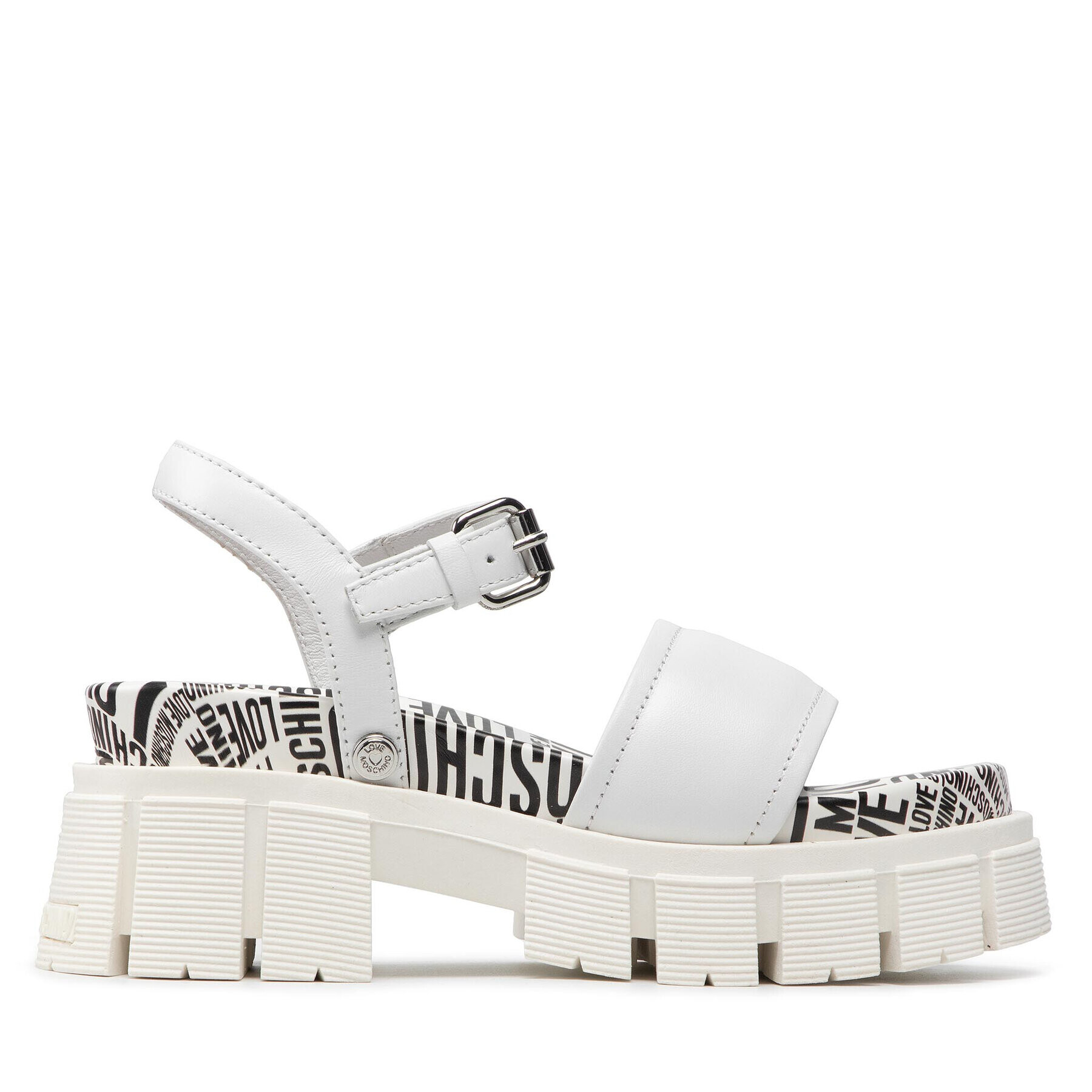 LOVE MOSCHINO Сандали JA16327G0EIAL100 Бял - Pepit.bg