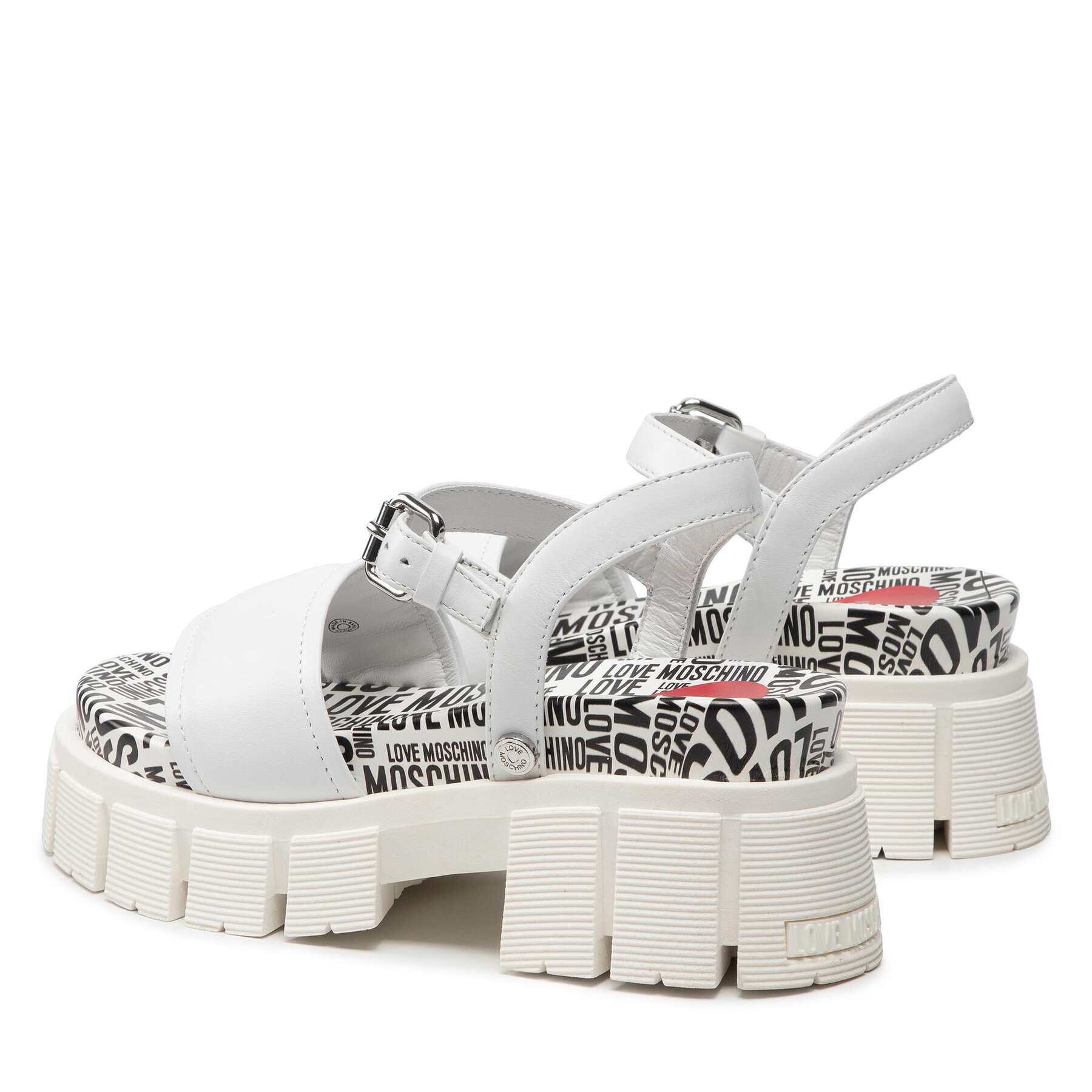 LOVE MOSCHINO Сандали JA16327G0EIAL100 Бял - Pepit.bg