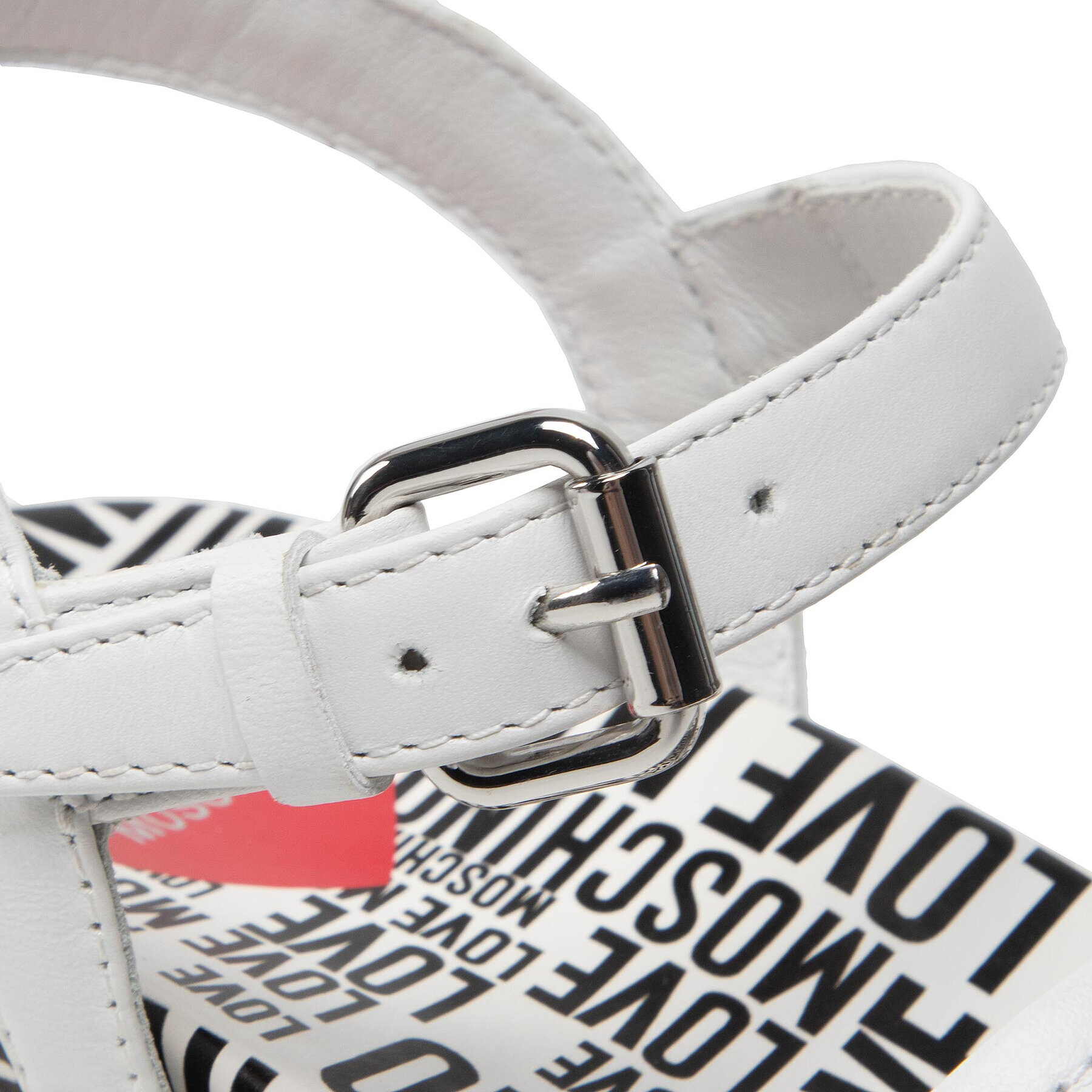 LOVE MOSCHINO Сандали JA16327G0EIAL100 Бял - Pepit.bg