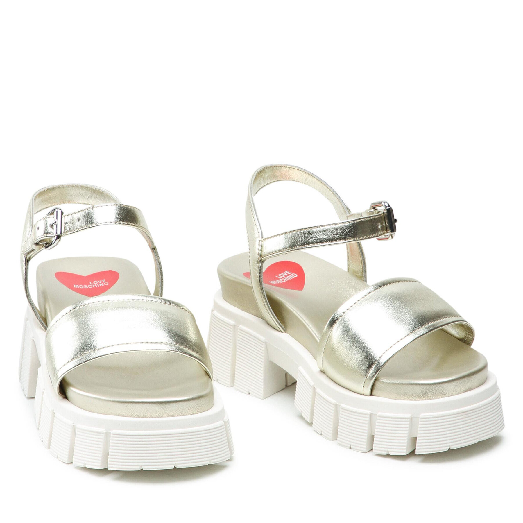 LOVE MOSCHINO Сандали JA16337G0EIF0900 Златист - Pepit.bg