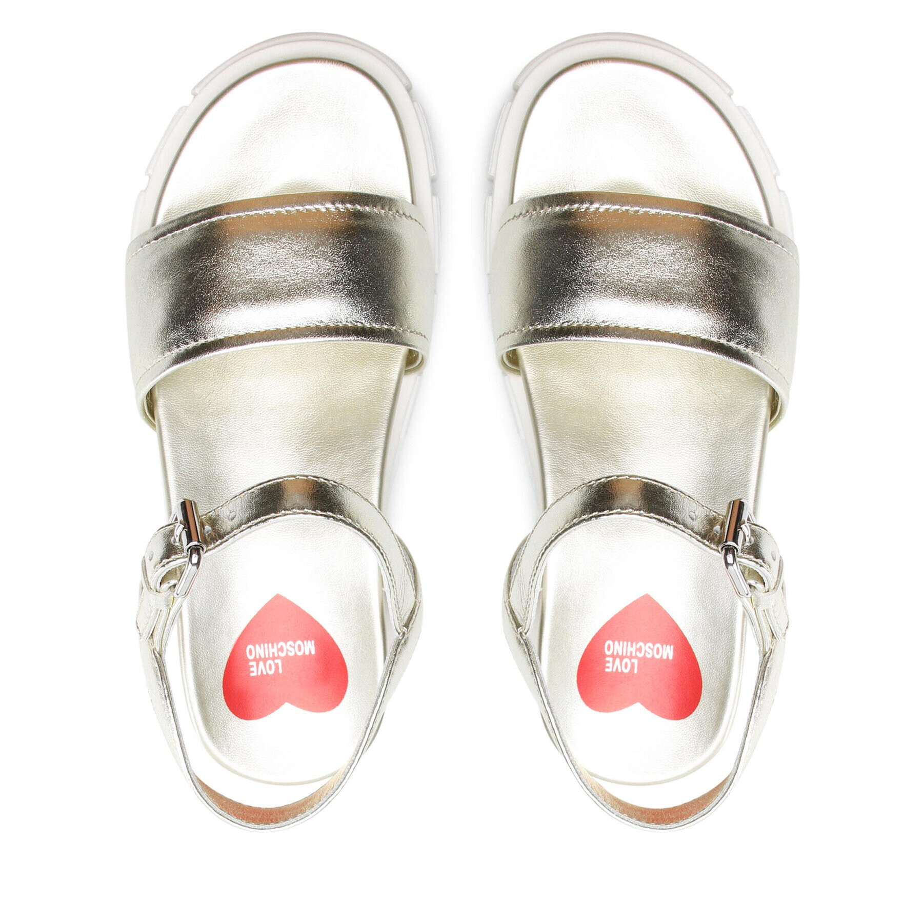 LOVE MOSCHINO Сандали JA16337G0EIF0900 Златист - Pepit.bg