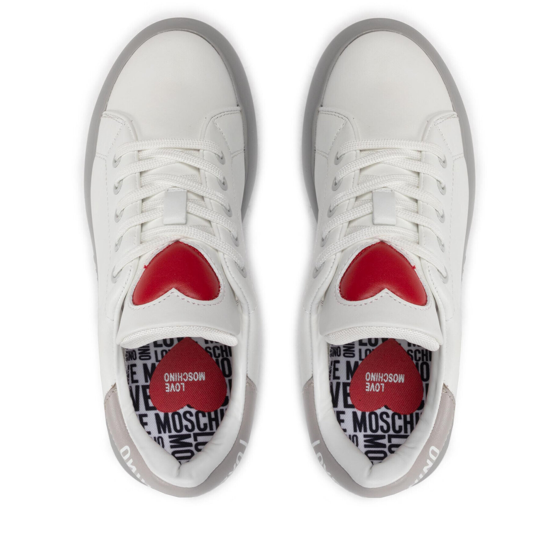 LOVE MOSCHINO Сникърси JA15044G1FIA110B Бял - Pepit.bg