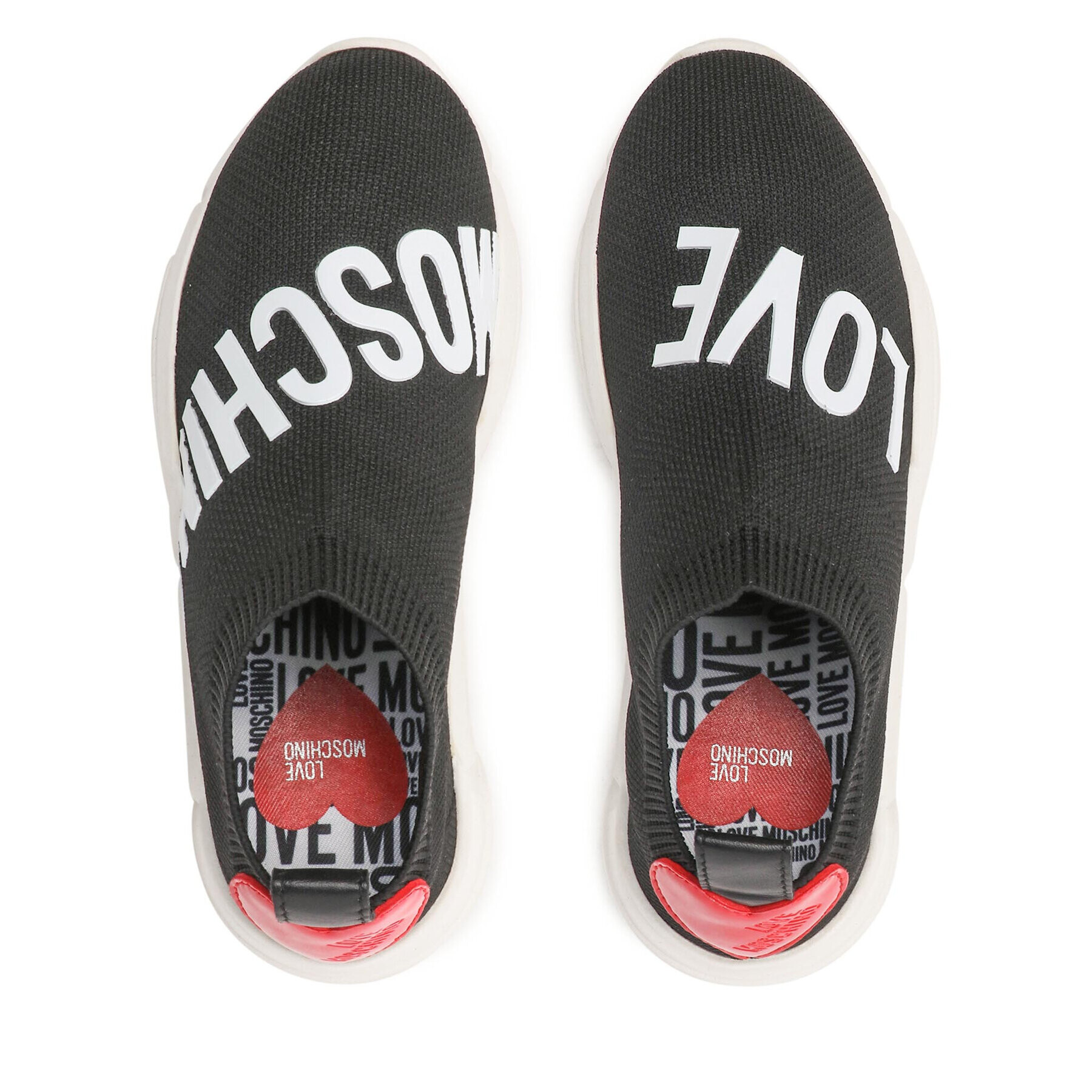 LOVE MOSCHINO Сникърси JA15113G1FIZ800A Черен - Pepit.bg