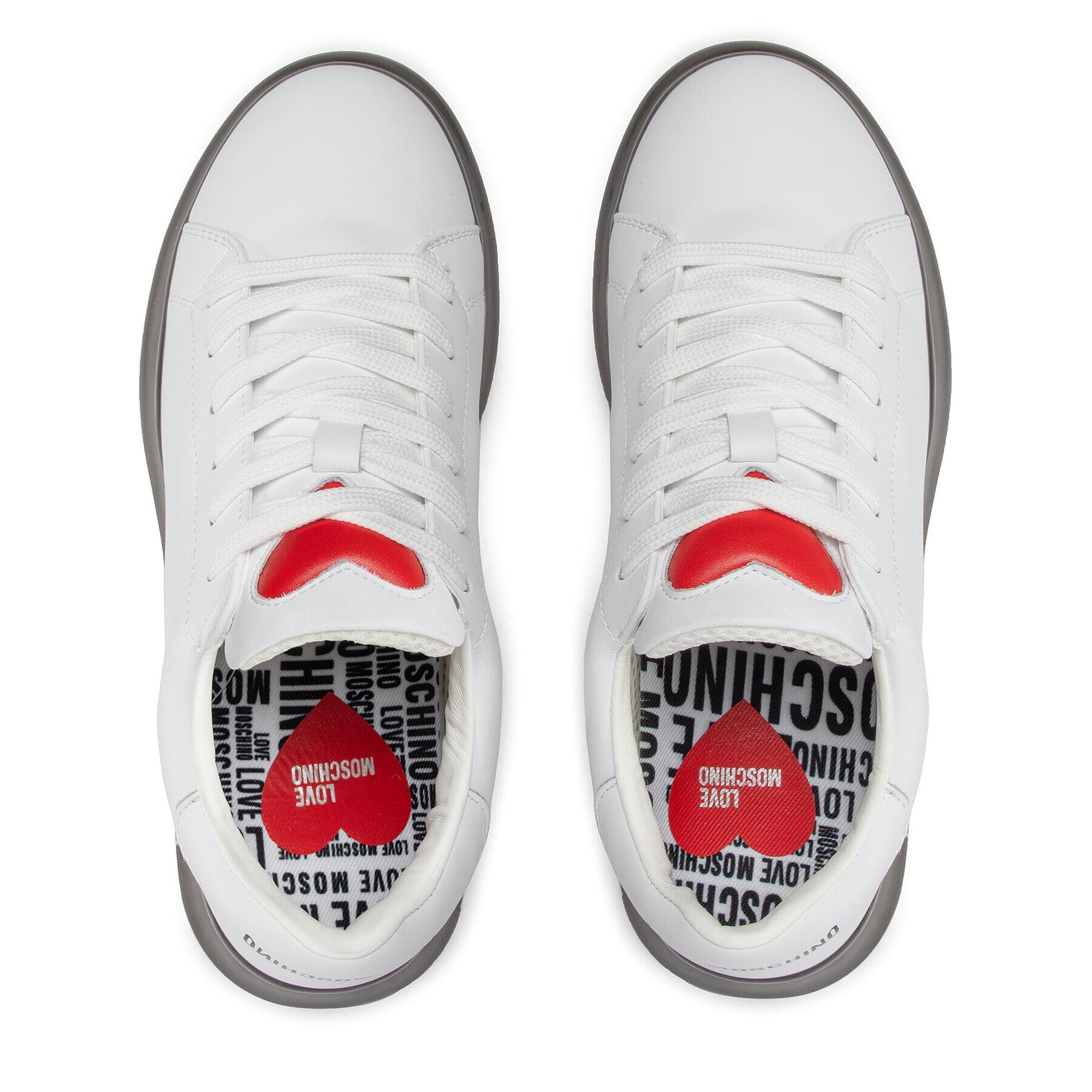 LOVE MOSCHINO Сникърси JA15174G0FIAY10A Бял - Pepit.bg