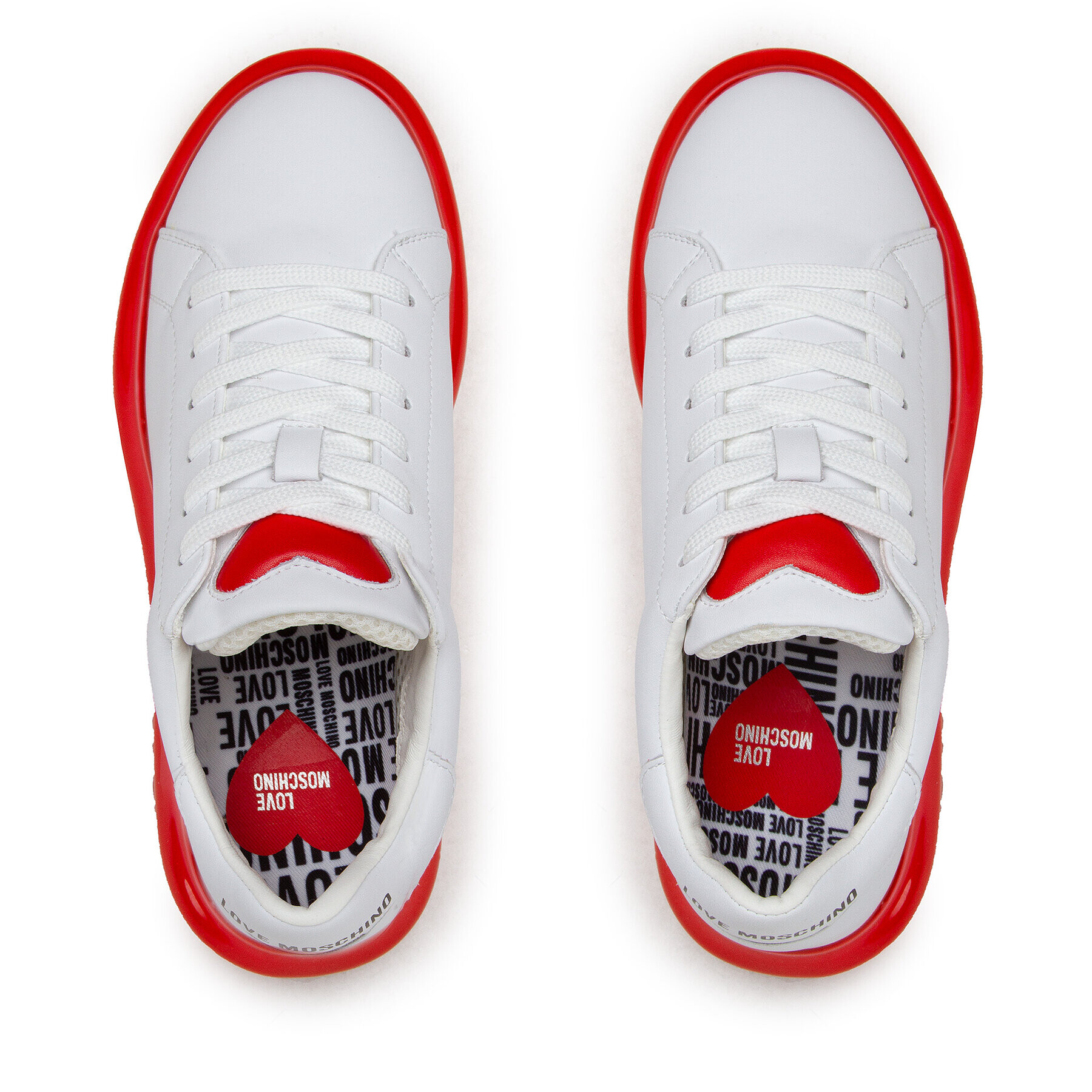LOVE MOSCHINO Сникърси JA15174G0FIAY10B Бял - Pepit.bg