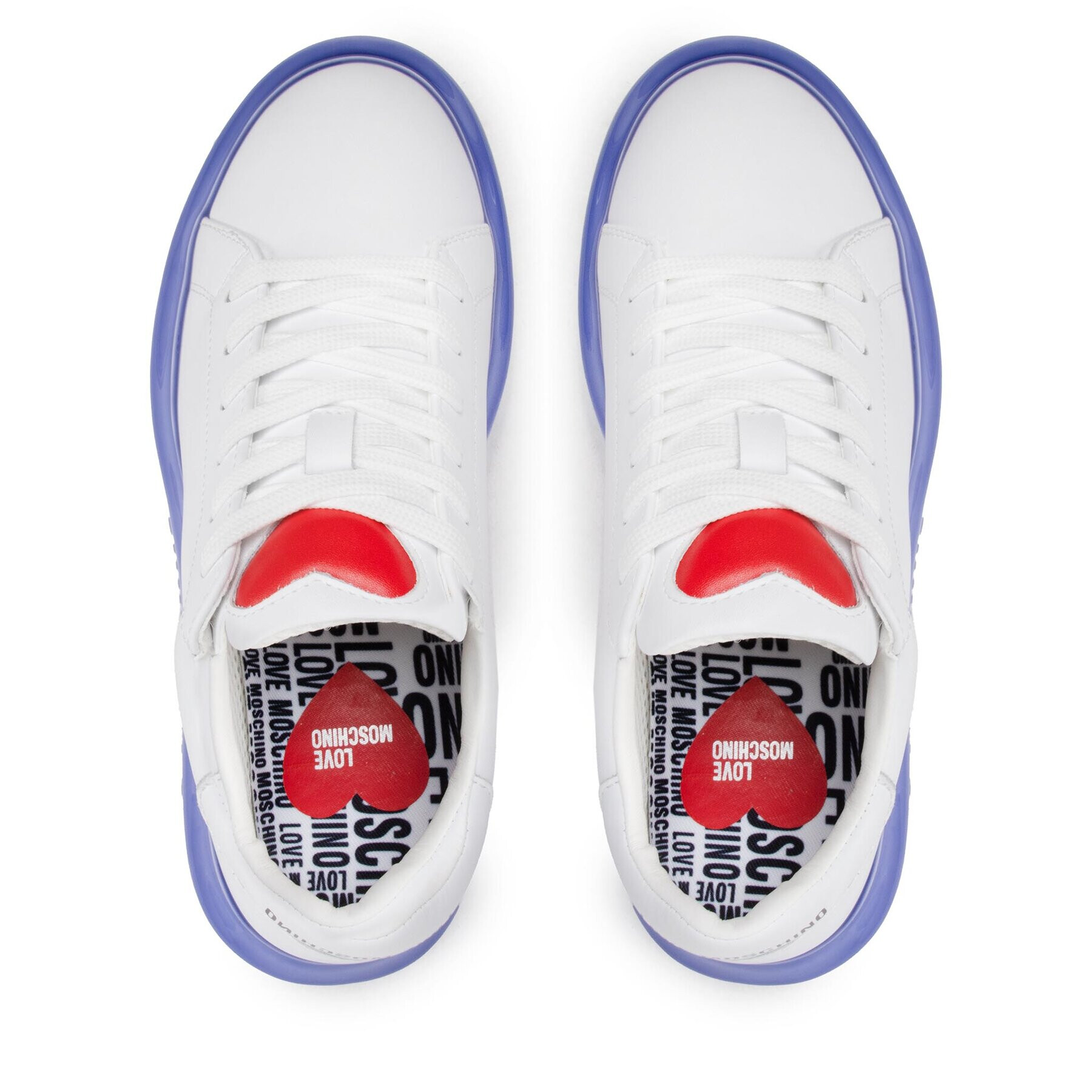 LOVE MOSCHINO Сникърси JA15174G0FIAY10D Бял - Pepit.bg
