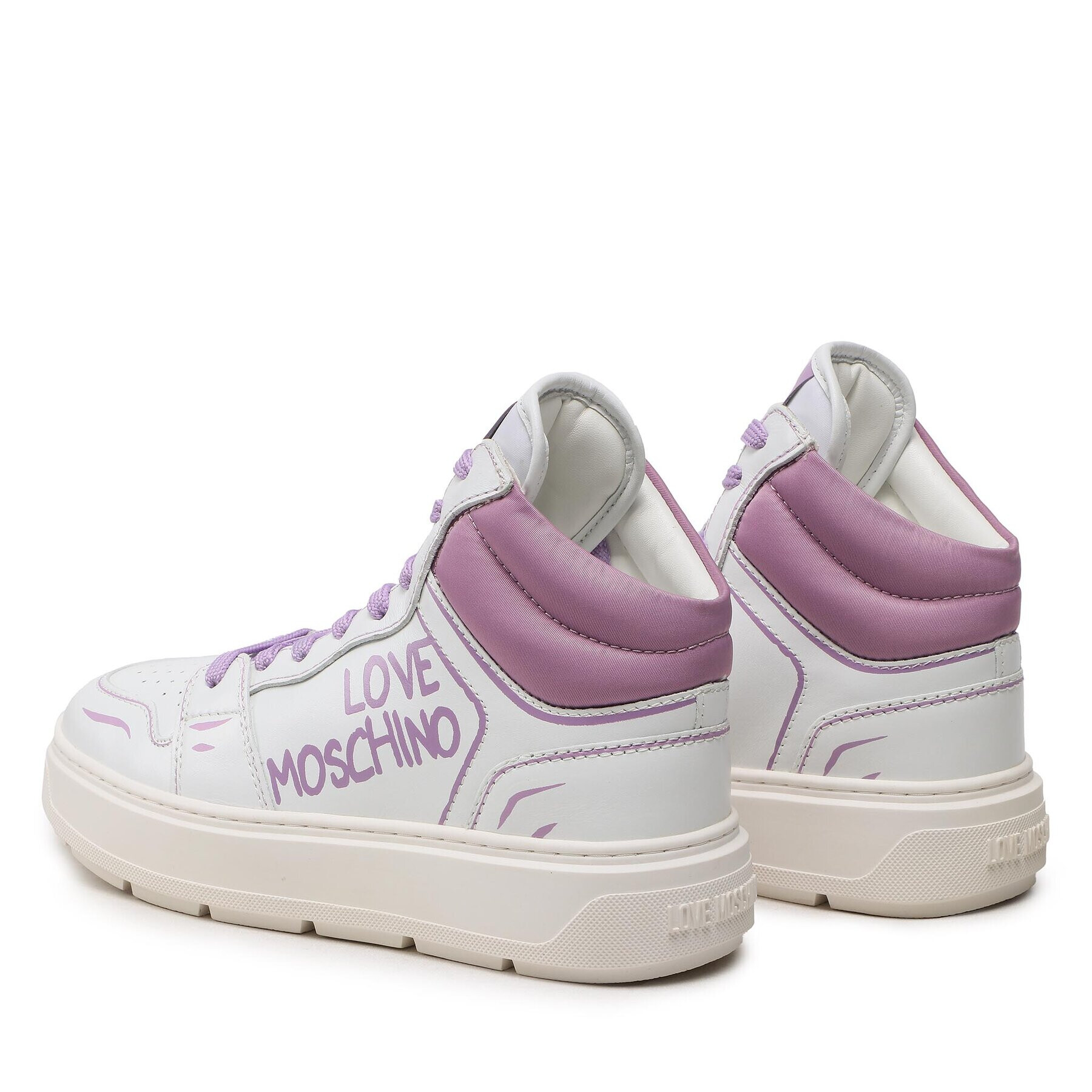 LOVE MOSCHINO Сникърси JA15264G1GIAA10C Бял - Pepit.bg