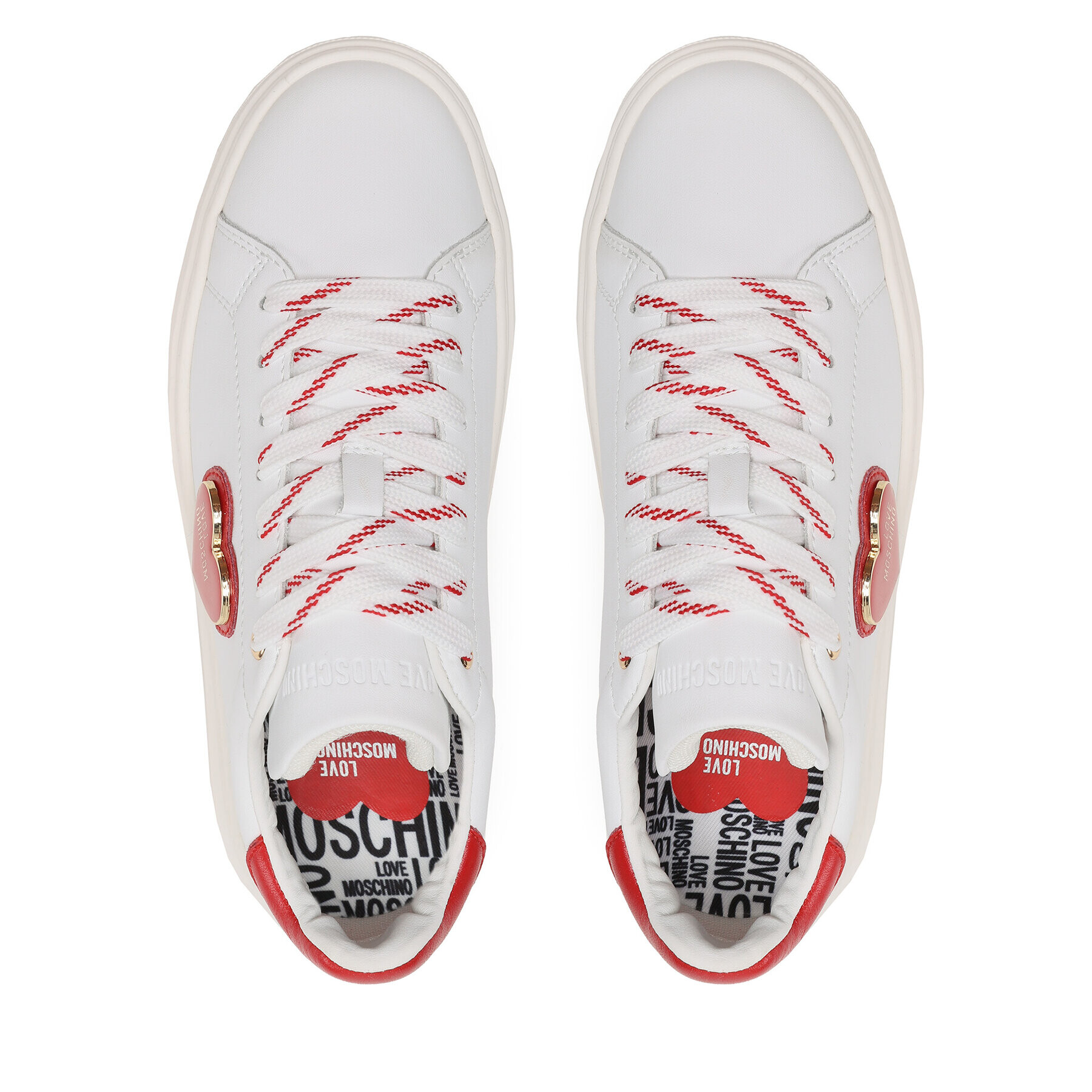 LOVE MOSCHINO Сникърси JA15384G1GIA110B Бял - Pepit.bg