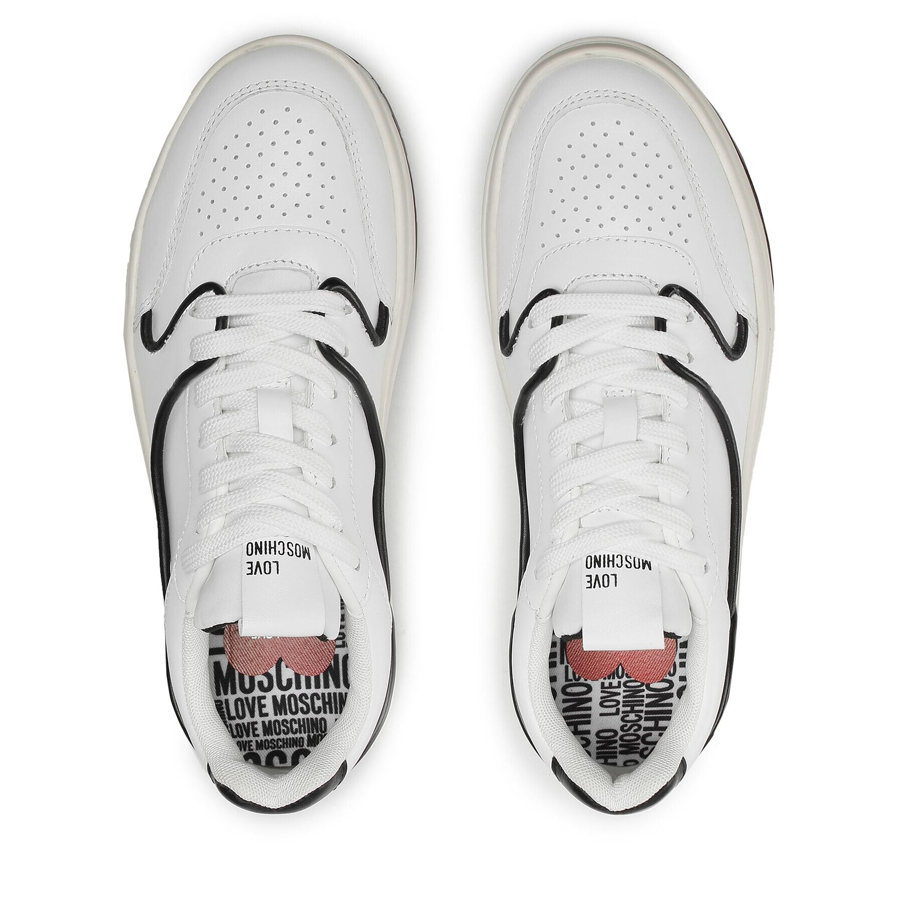 LOVE MOSCHINO Сникърси JA15426G1GIAO10A Бял - Pepit.bg