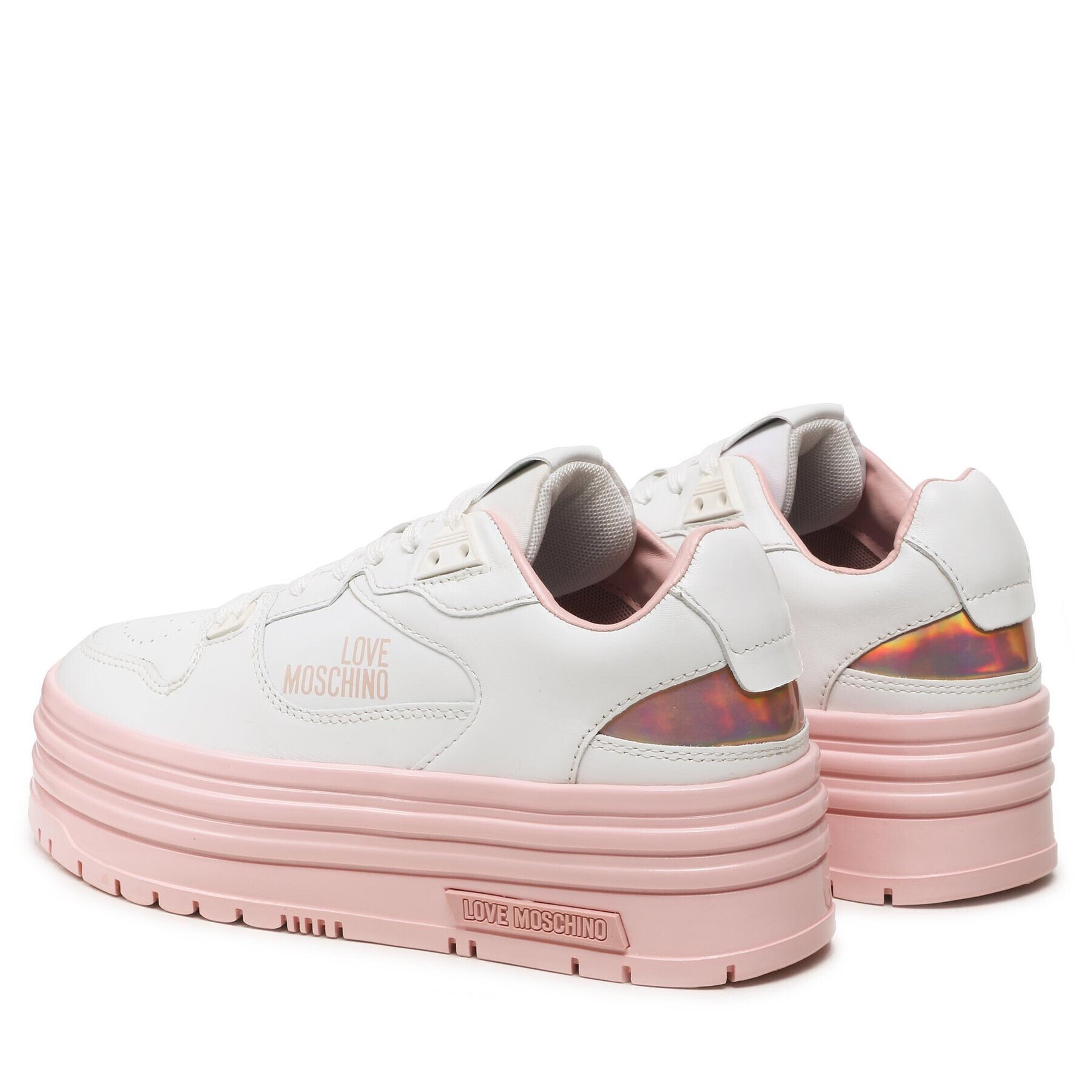 LOVE MOSCHINO Сникърси JA15436G1HIAM10A Бял - Pepit.bg