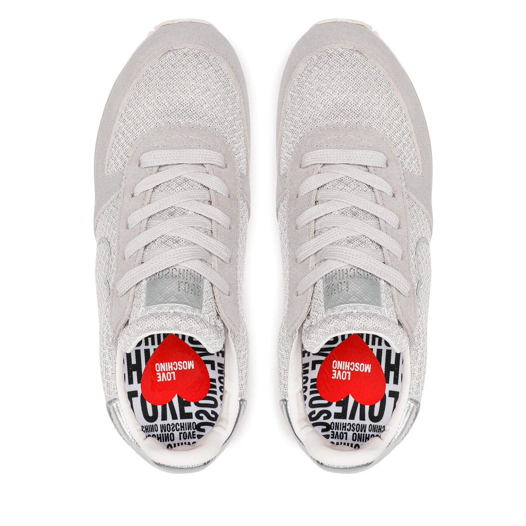 LOVE MOSCHINO Сникърси JA15522G0EJL101A Сив - Pepit.bg