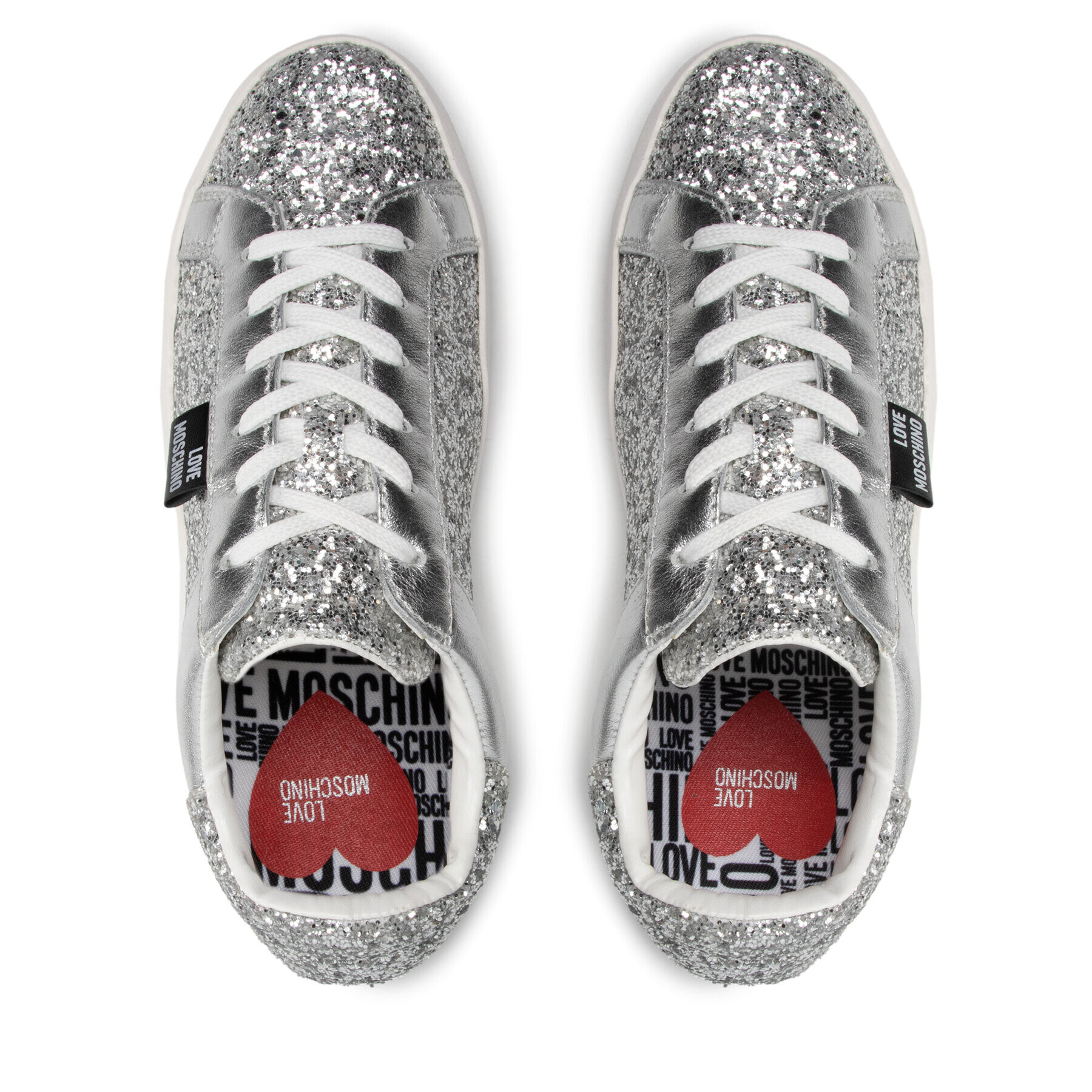 LOVE MOSCHINO Сникърси JA15542G0EJJ190A Сребрист - Pepit.bg