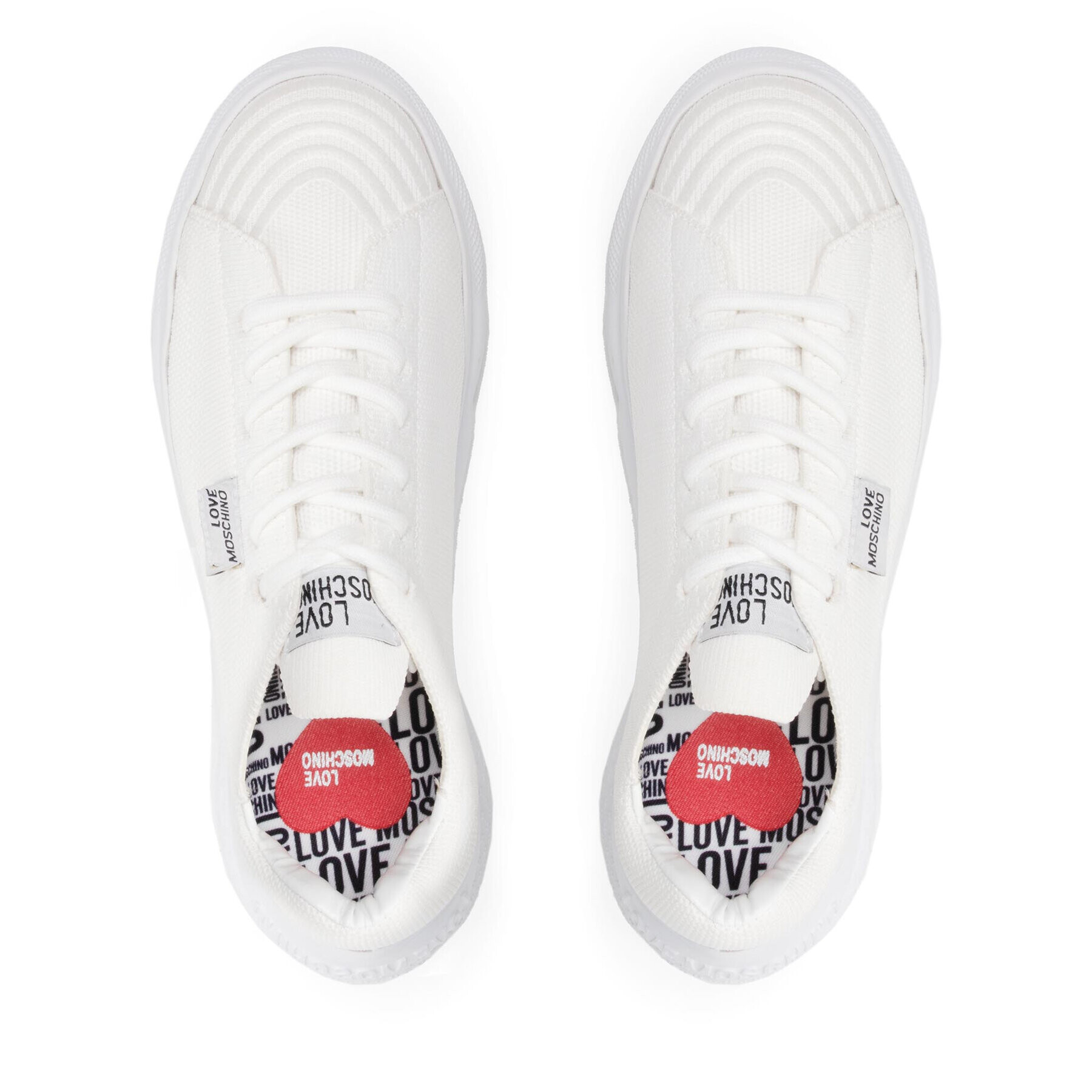 LOVE MOSCHINO Сникърси JA15594G0EIZL100 Бял - Pepit.bg