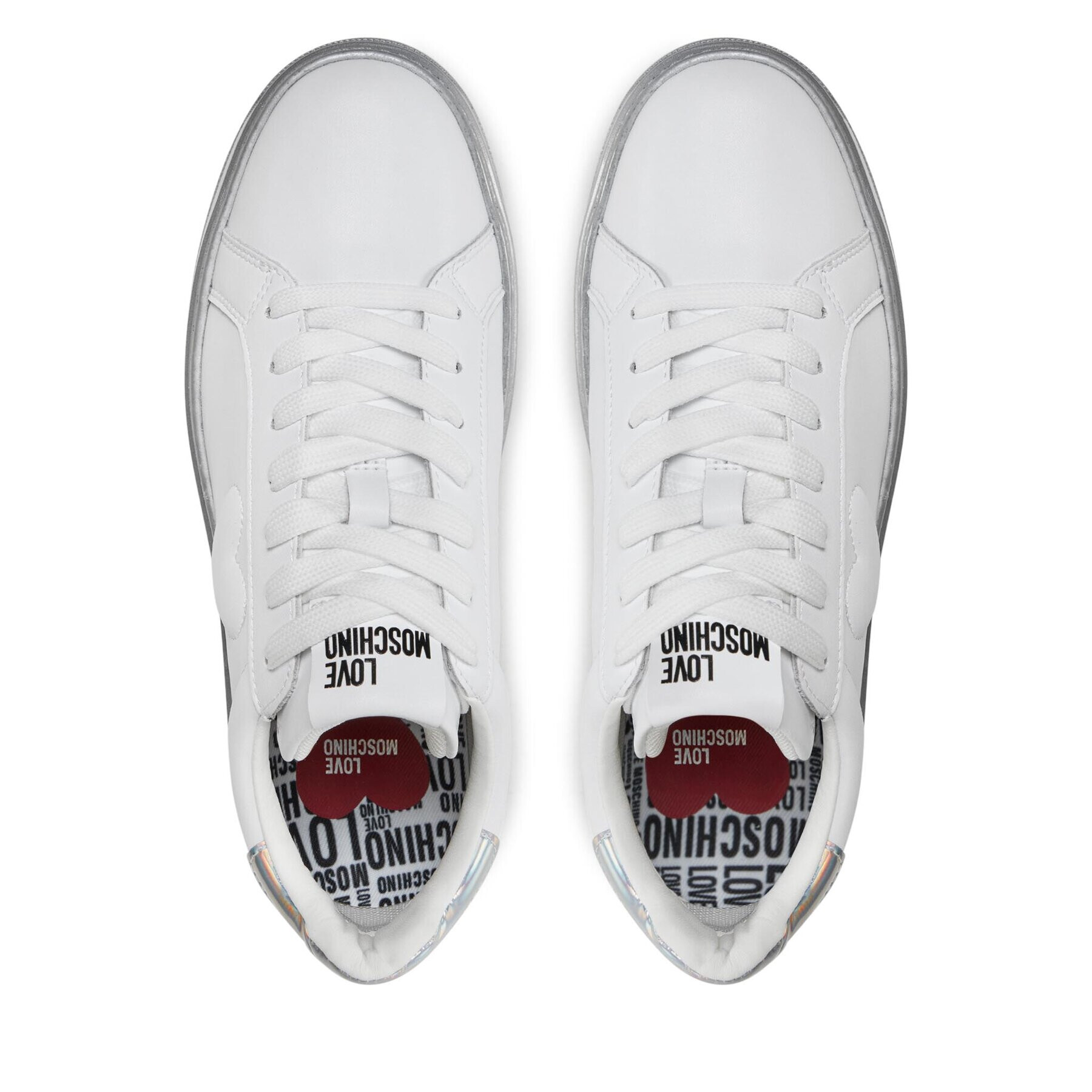 LOVE MOSCHINO Сникърси JA15674G0HIA510E Бял - Pepit.bg