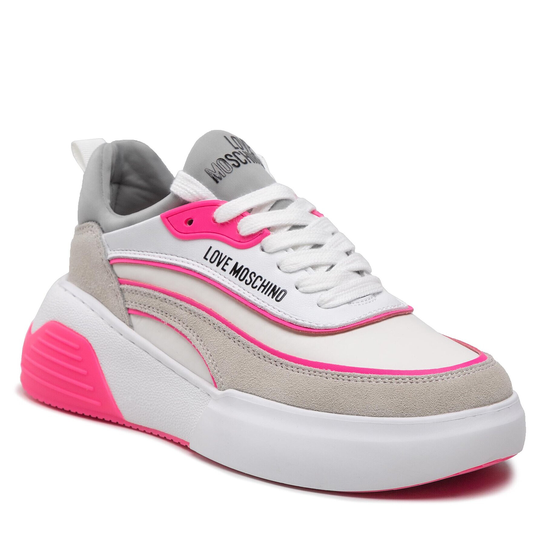 LOVE MOSCHINO Сникърси JA15845G0FJH710A Бял - Pepit.bg