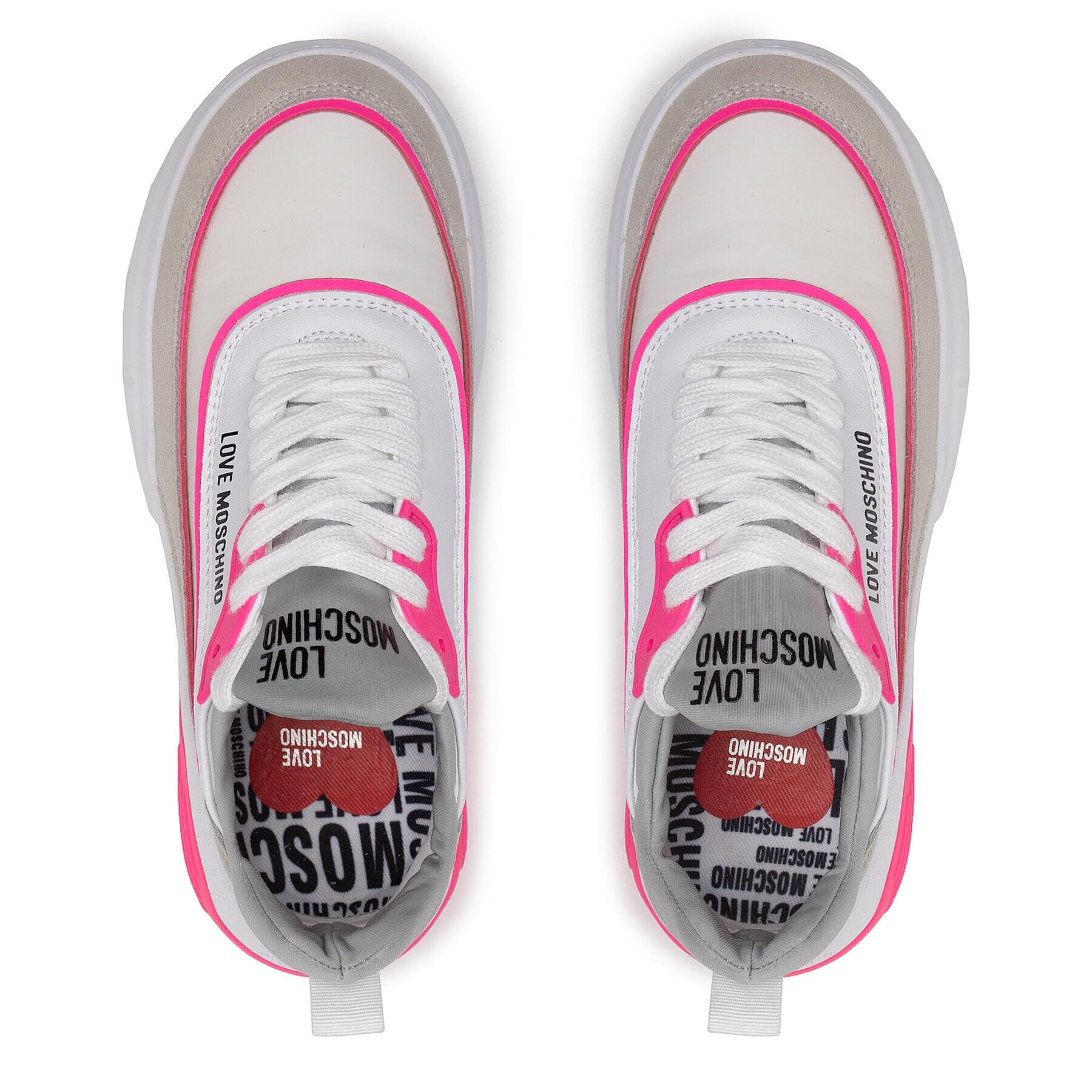 LOVE MOSCHINO Сникърси JA15845G0FJH710A Бял - Pepit.bg