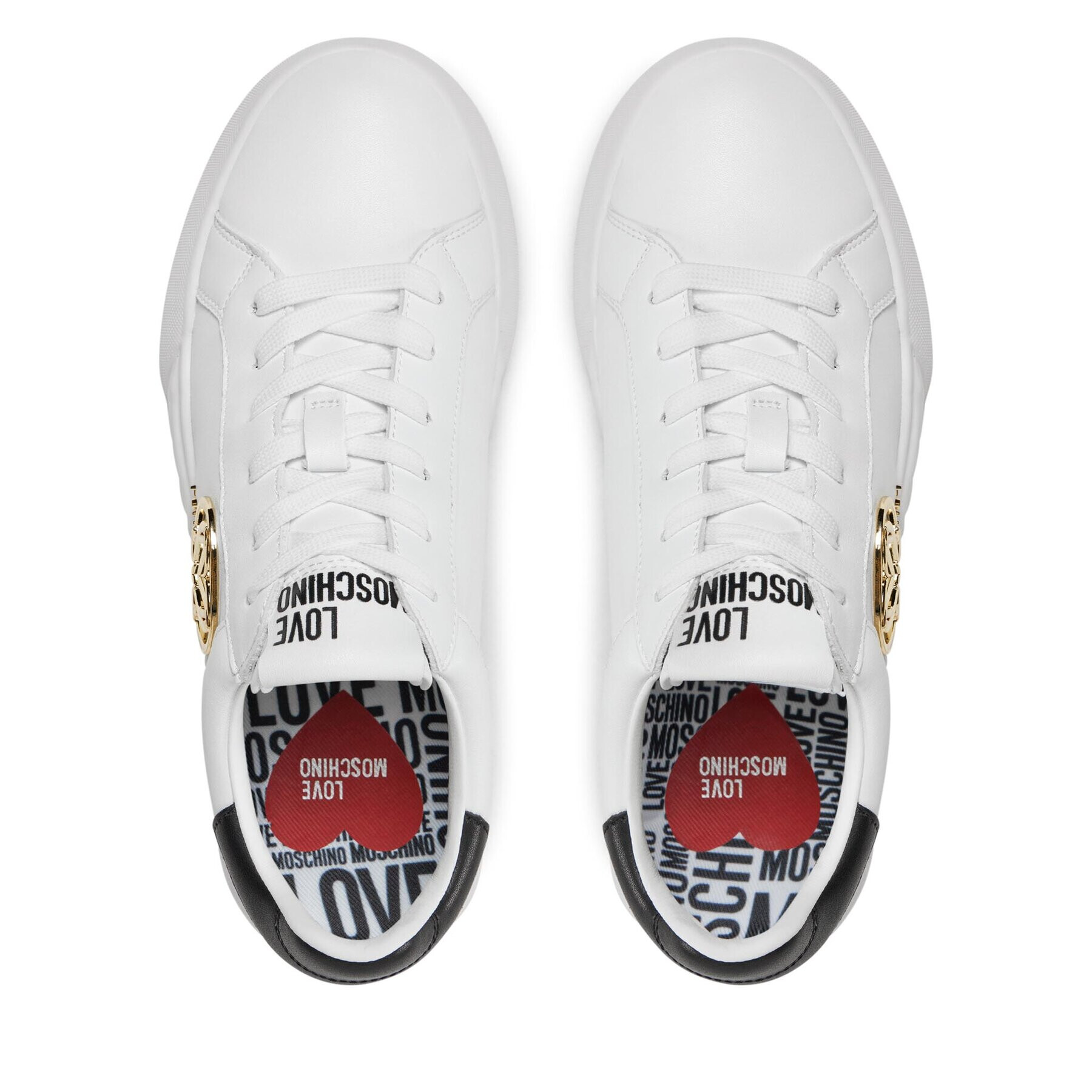 LOVE MOSCHINO Сникърси JA15914G0HIA110A Бял - Pepit.bg