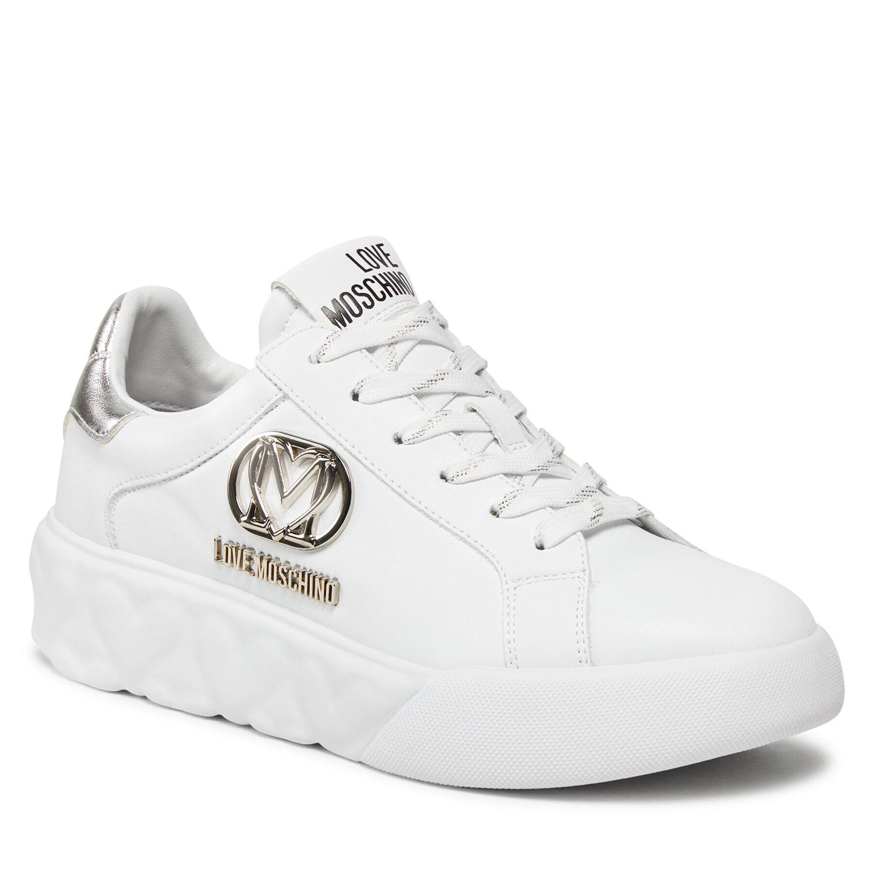 LOVE MOSCHINO Сникърси JA15914G0HIA210B Бял - Pepit.bg