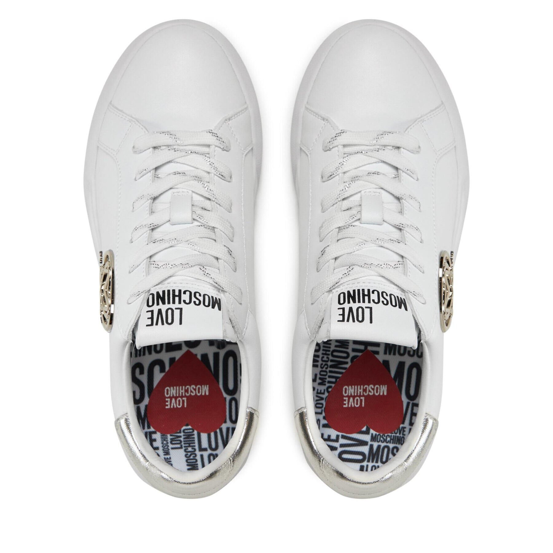 LOVE MOSCHINO Сникърси JA15914G0HIA210B Бял - Pepit.bg