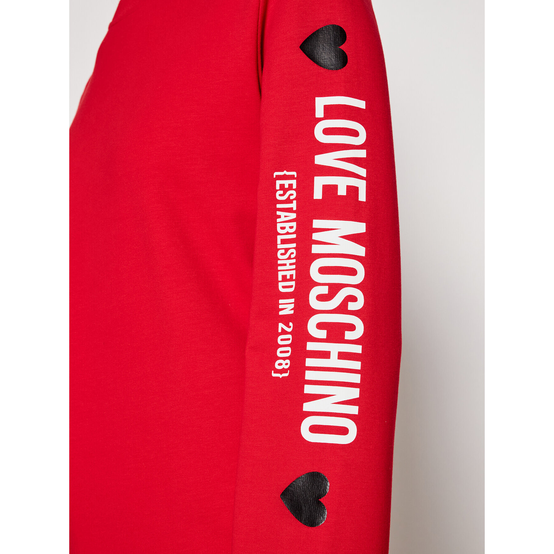 LOVE MOSCHINO Суитшърт W630219E 2180 Червен Regular Fit - Pepit.bg