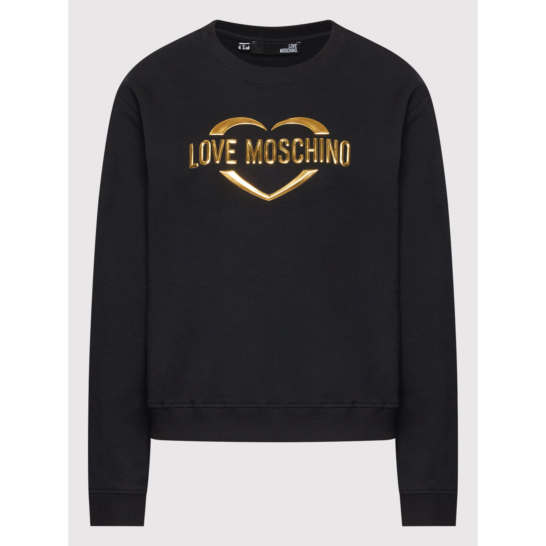 LOVE MOSCHINO Суитшърт W630646E 2288 Черен Regular Fit - Pepit.bg