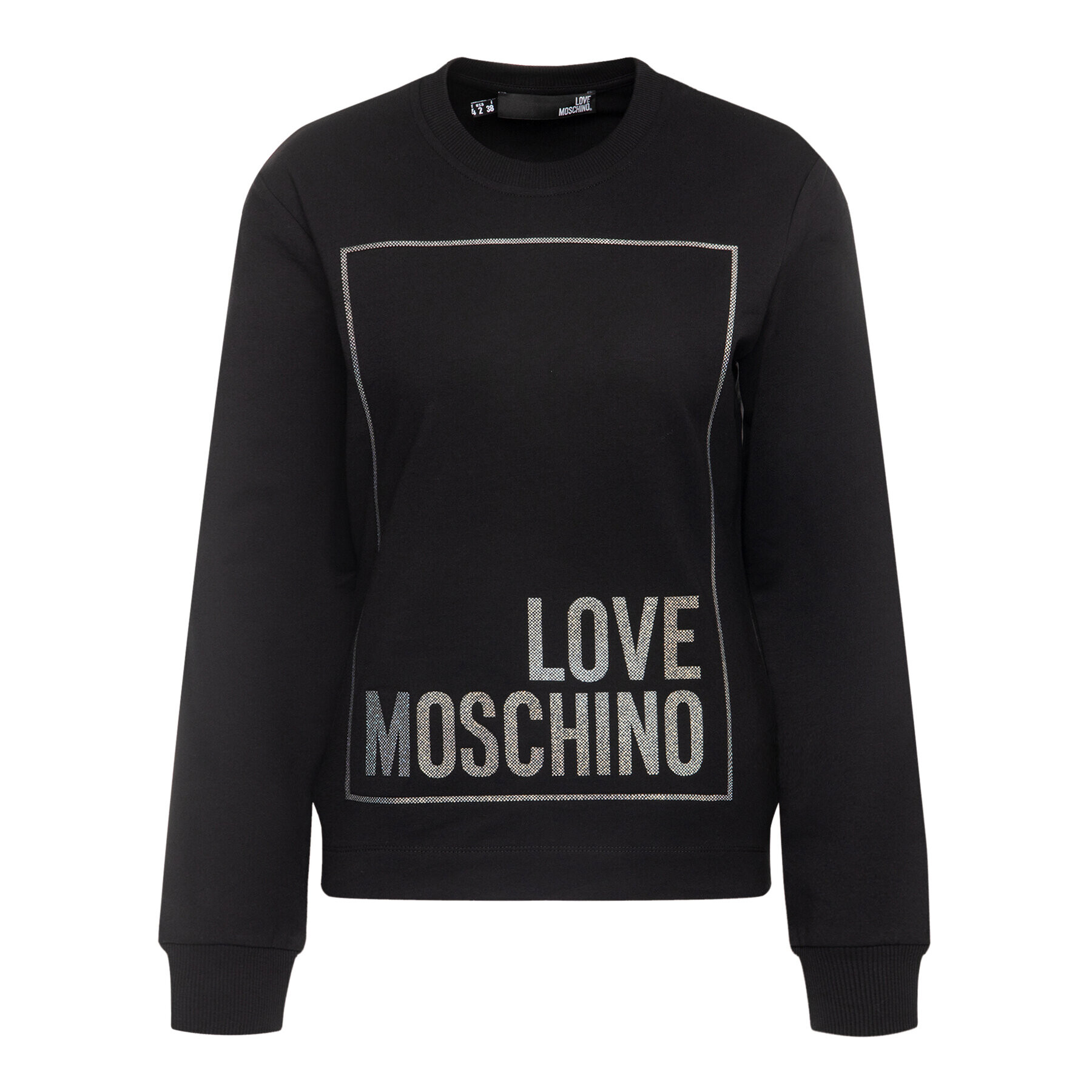 LOVE MOSCHINO Суитшърт W637402E 2124 Черен Regular Fit - Pepit.bg