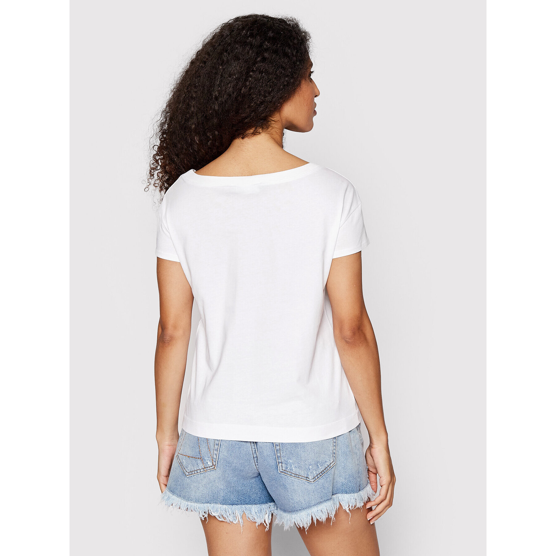 LOVE MOSCHINO Тишърт W4F303CM 3876 Бял Regular Fit - Pepit.bg