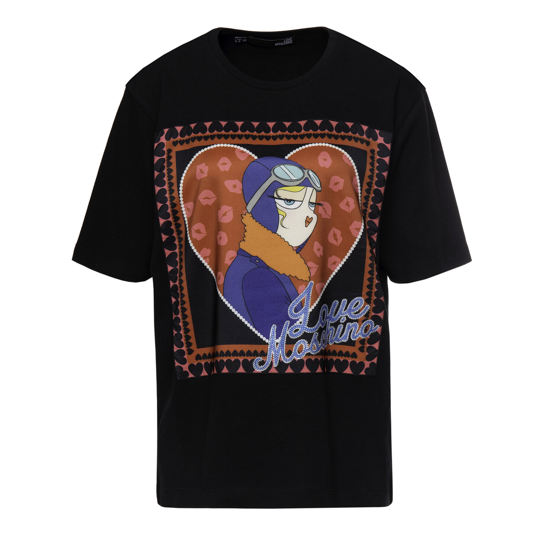 LOVE MOSCHINO Тишърт W4F8720M 4071 Oversize - Pepit.bg