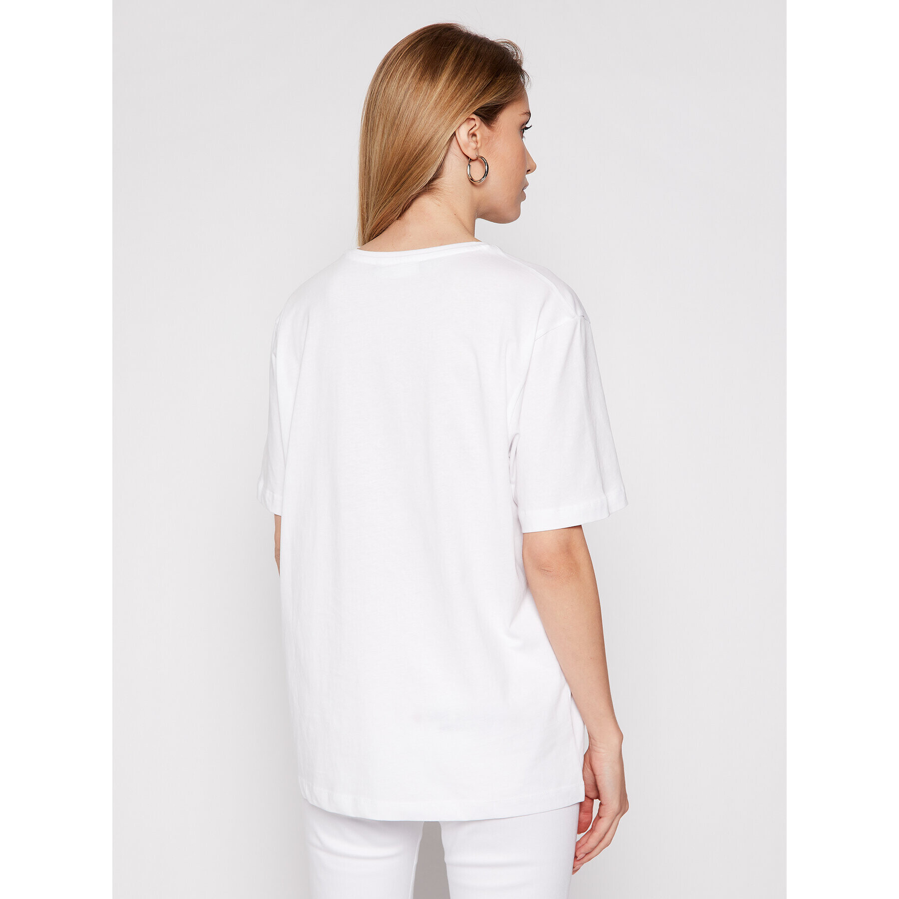 LOVE MOSCHINO Тишърт W4F8739M 3876 Бял Regular Fit - Pepit.bg