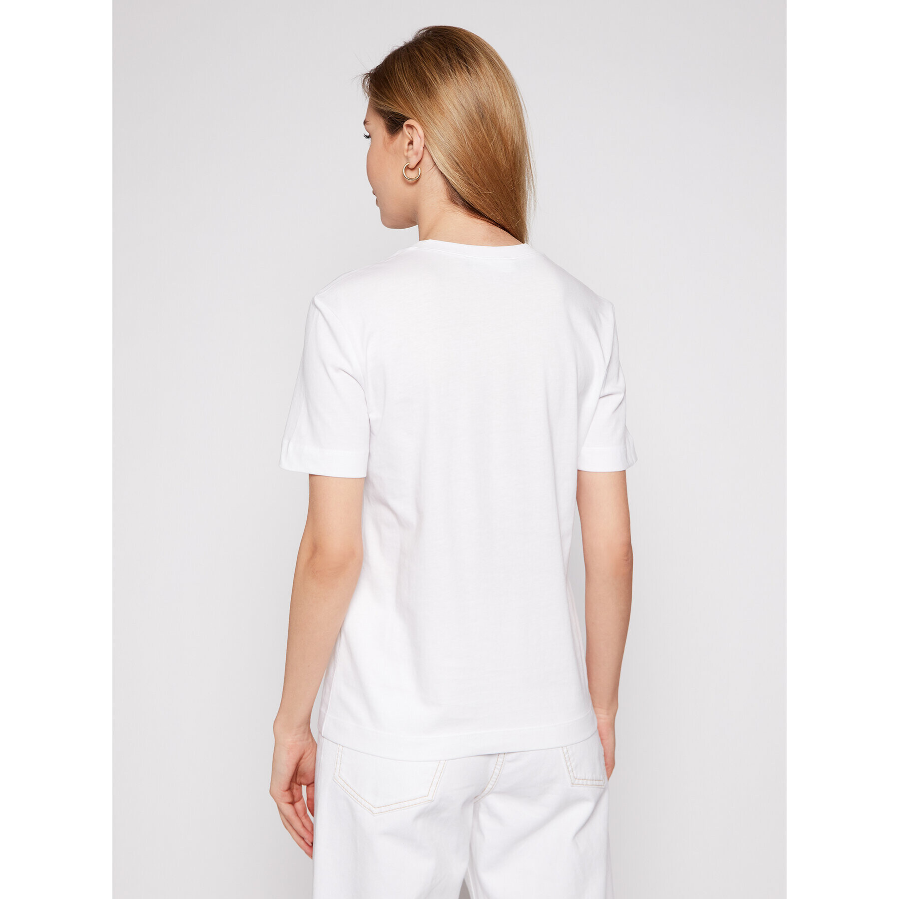 LOVE MOSCHINO Тишърт W4H0608M 3876 Бял Regular Fit - Pepit.bg