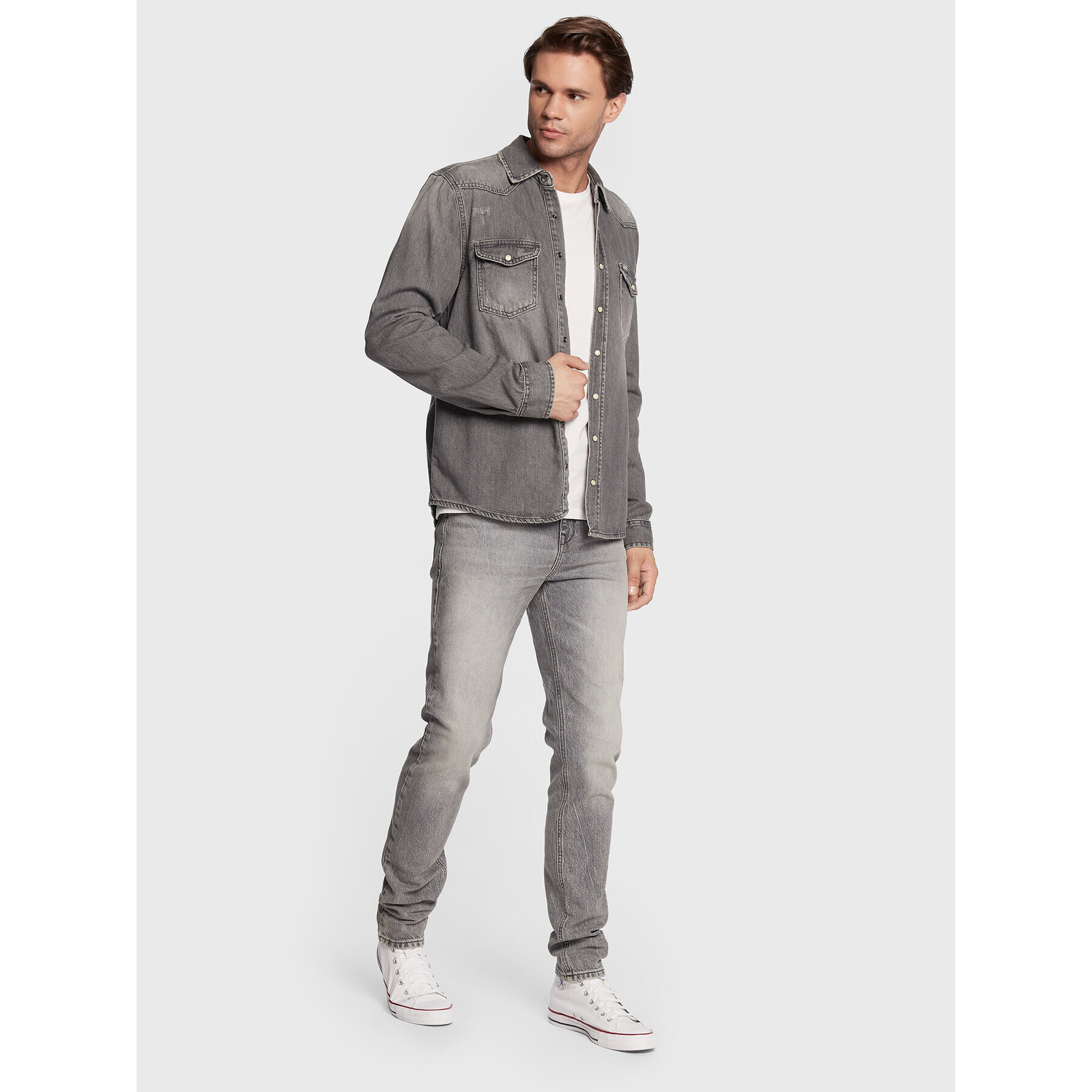 LTB Дънки Alessio 51501 15257 Сив Slim Fit - Pepit.bg