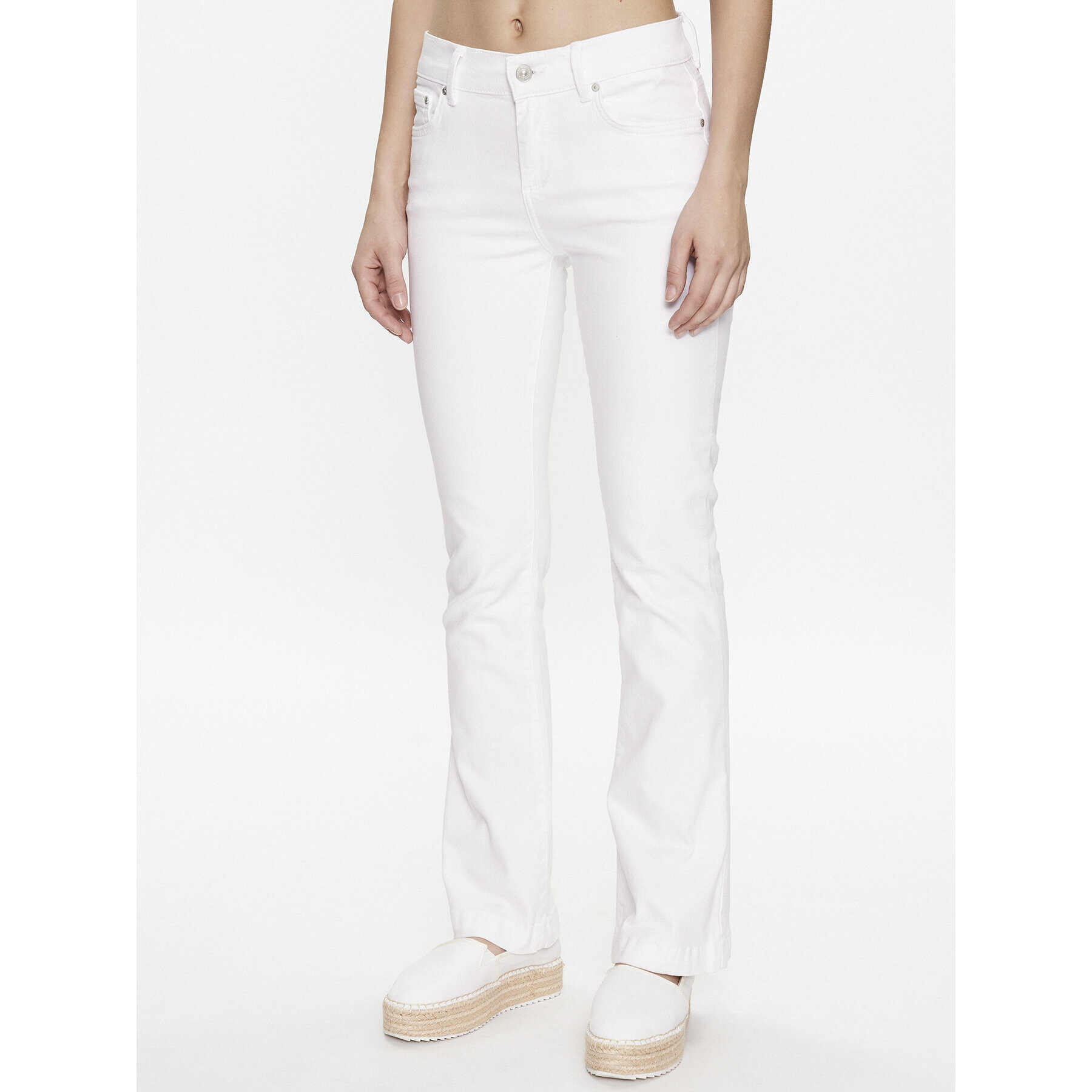 LTB Дънки Fallon 51367 14776 Бял Flare Fit - Pepit.bg