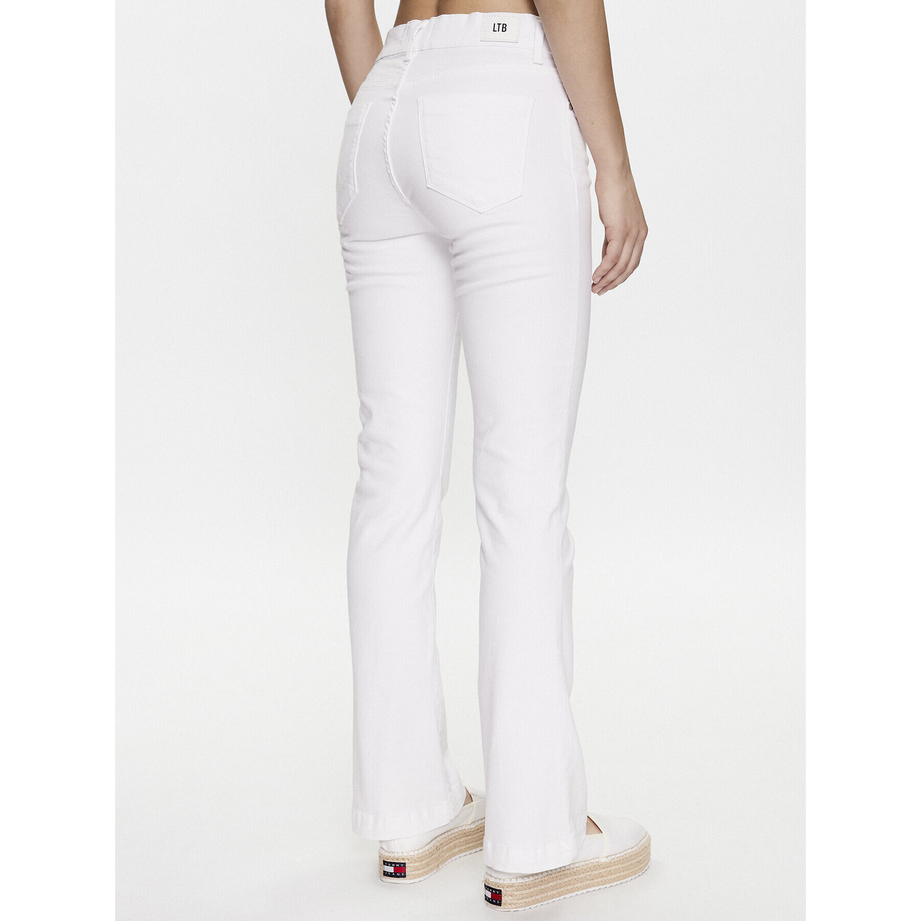 LTB Дънки Fallon 51367 14776 Бял Flare Fit - Pepit.bg