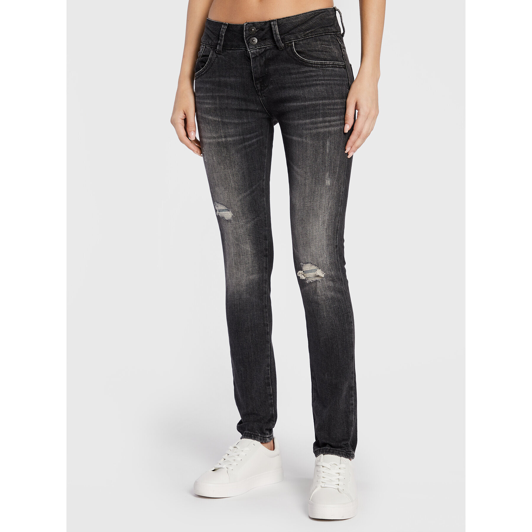 LTB Дънки Molly 51468 15200 Сив Super Slim Fit - Pepit.bg