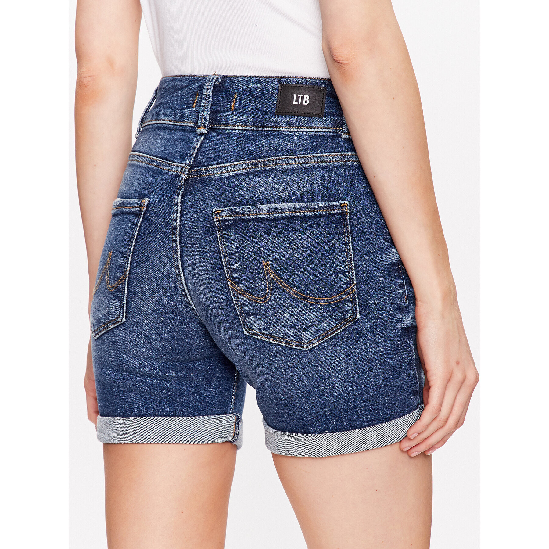 LTB Дънкови шорти Becky X 60645 15094 Син Slim Fit - Pepit.bg