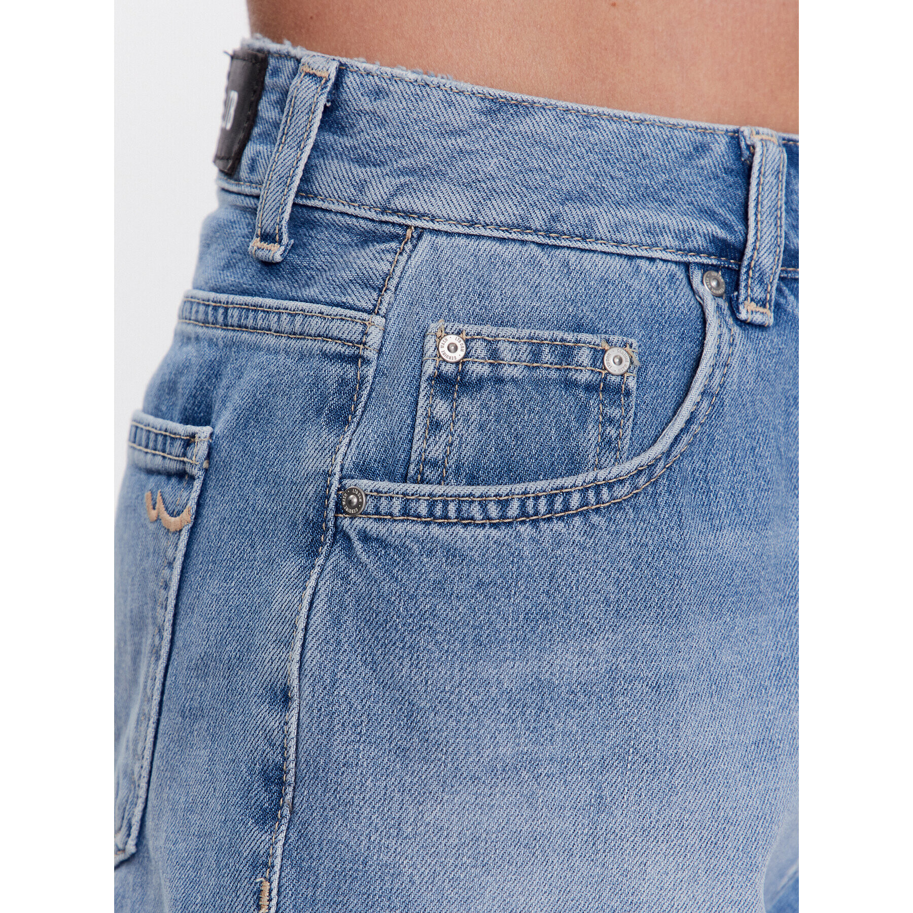 LTB Дънкови шорти Belinda 60975 15315 Син Mom Fit - Pepit.bg