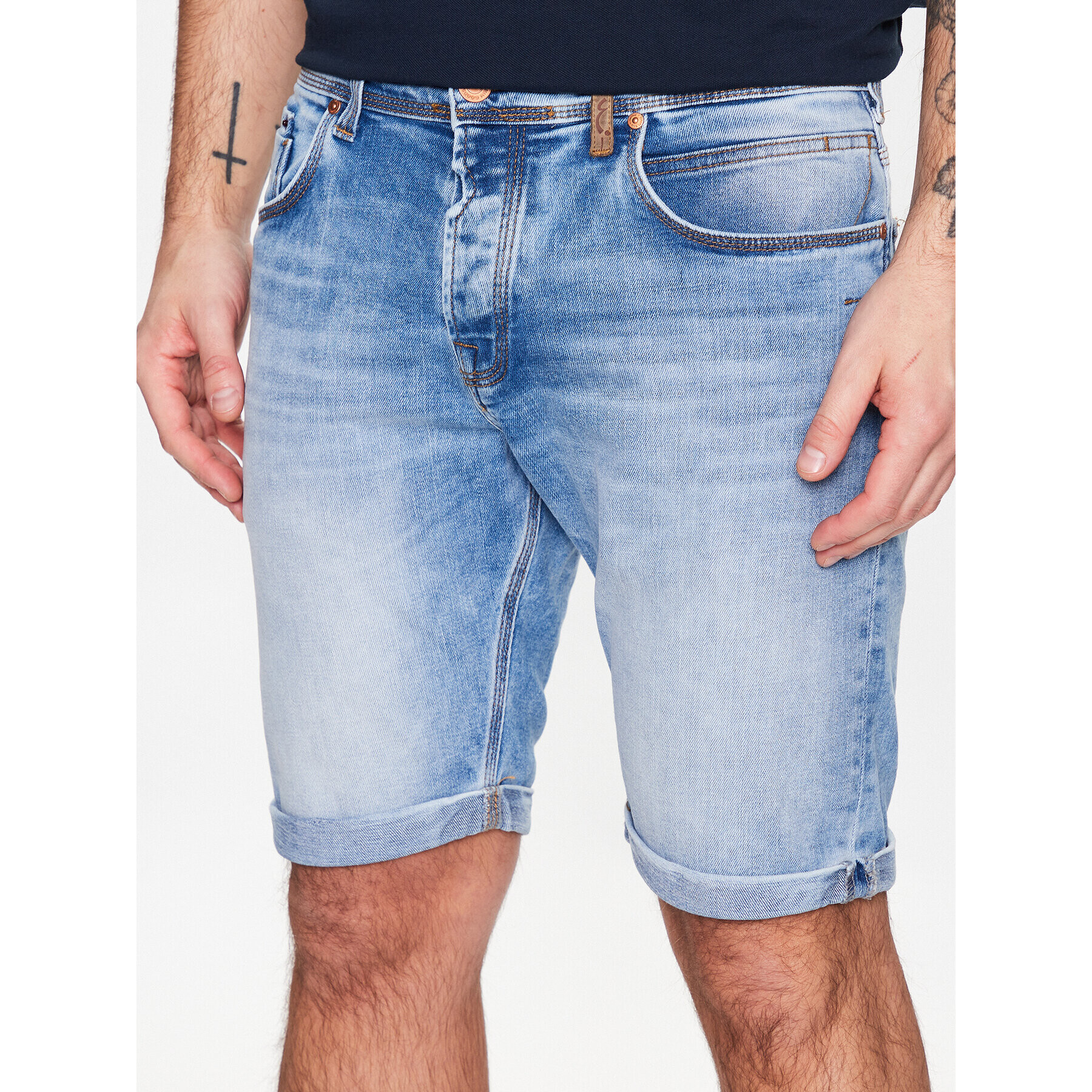LTB Дънкови шорти Corvin 60487 14513 Син Regular Fit - Pepit.bg