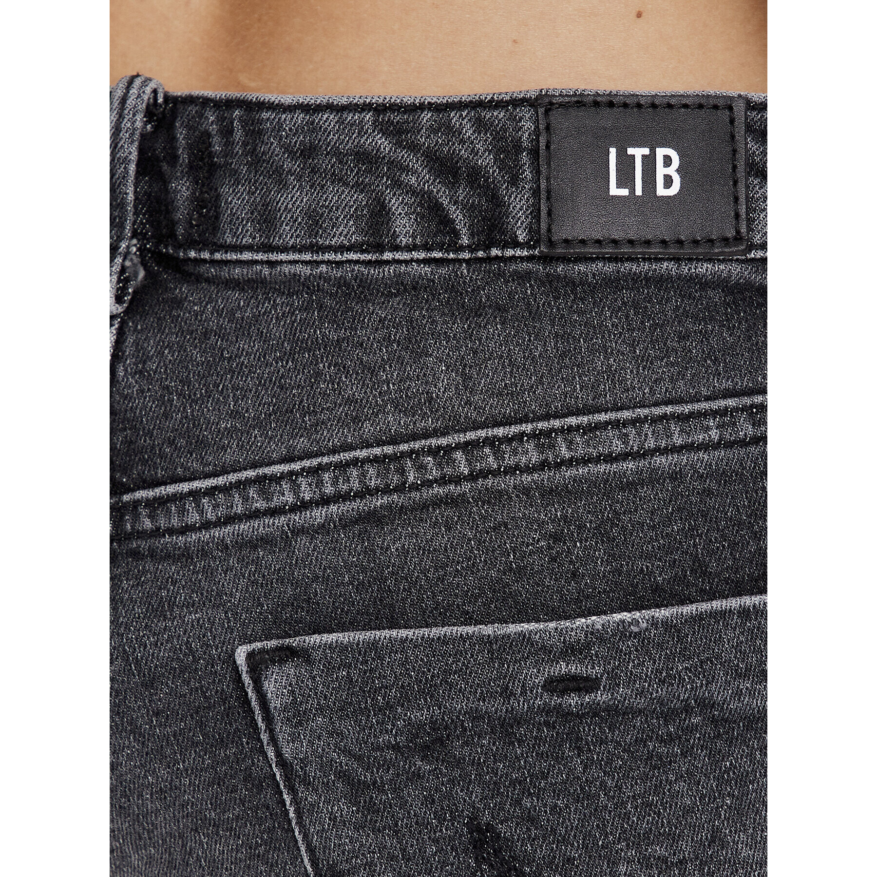 LTB Дънкови шорти Judie 60136 15364 Сив Slim Fit - Pepit.bg