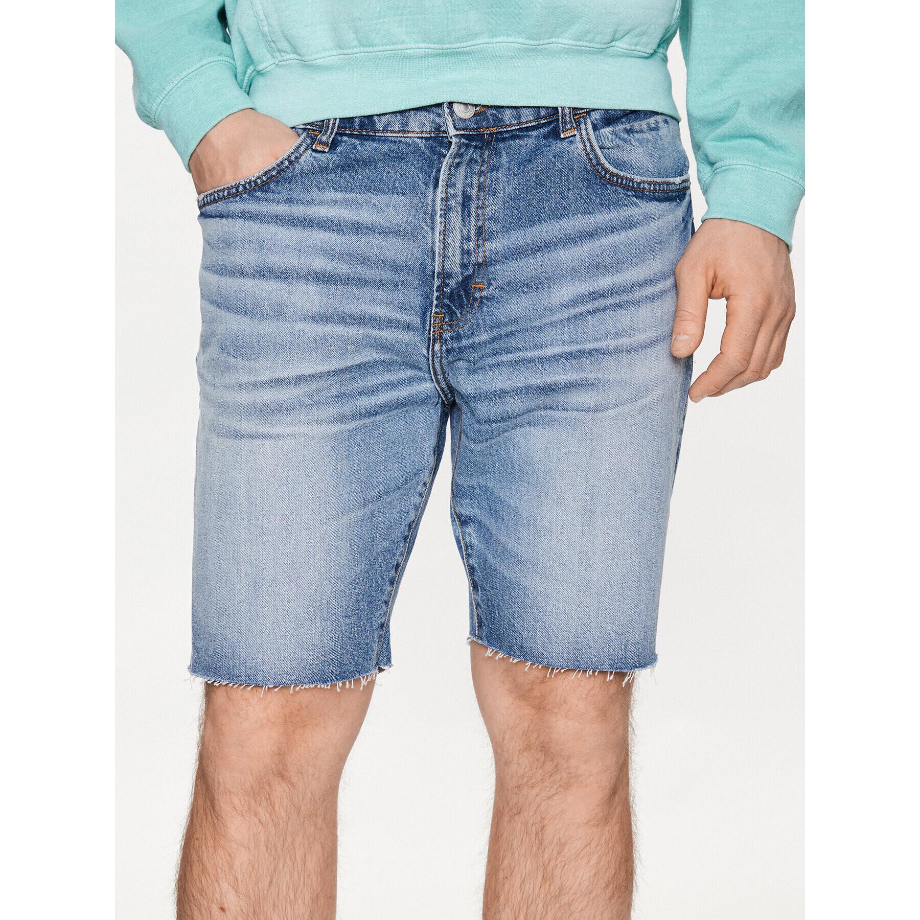 LTB Дънкови шорти Stephano 61031 15113 Син Regular Fit - Pepit.bg