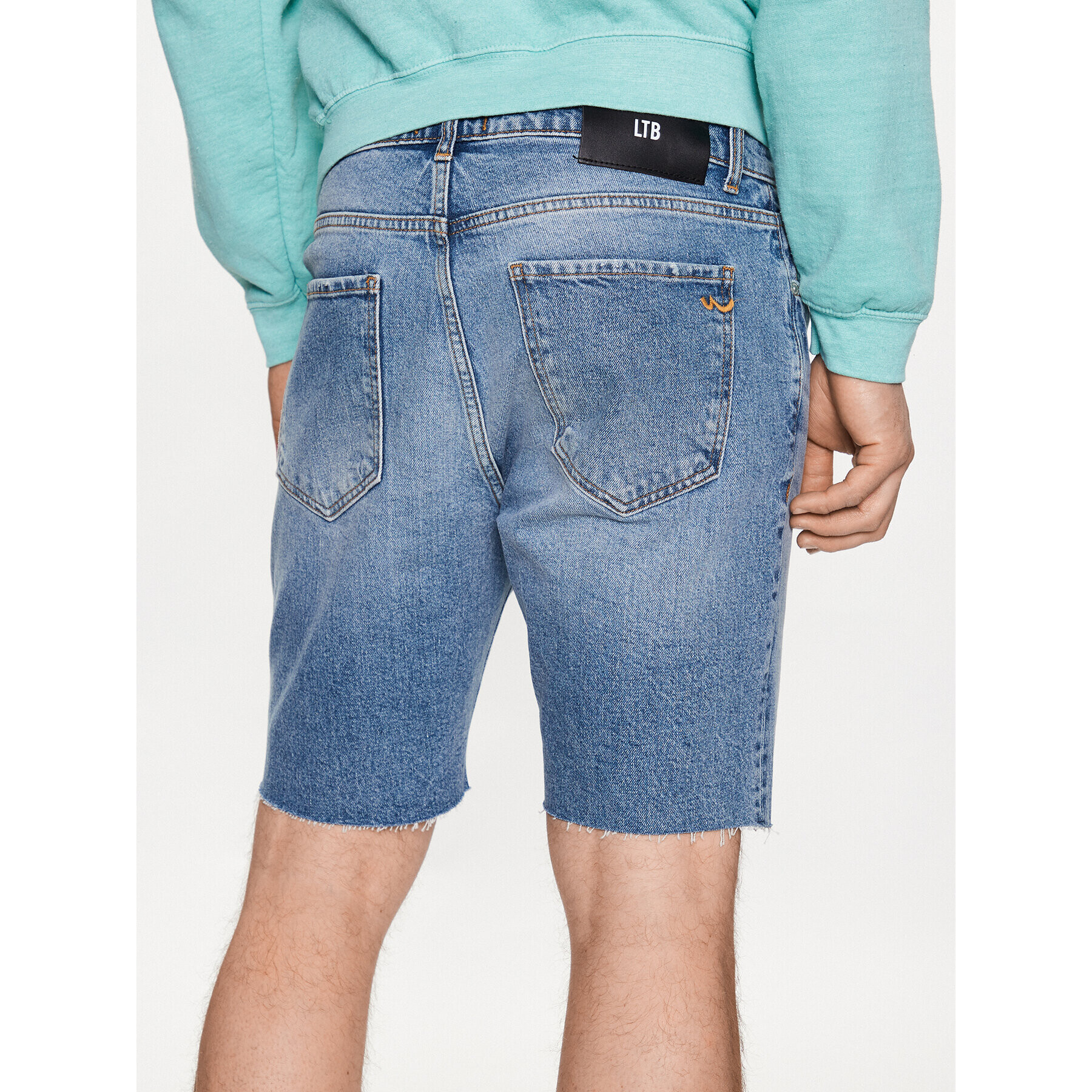 LTB Дънкови шорти Stephano 61031 15113 Син Regular Fit - Pepit.bg