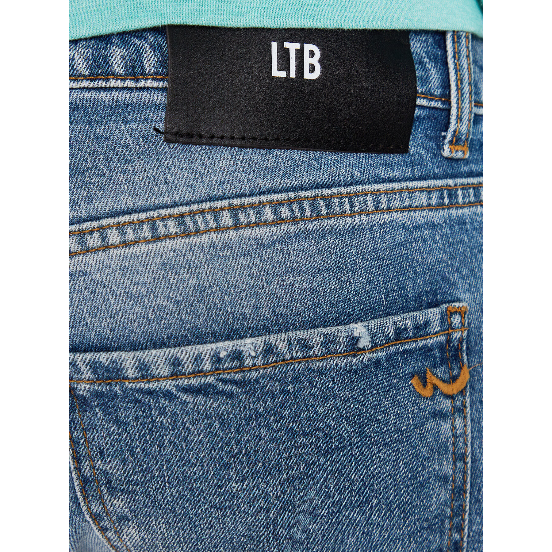 LTB Дънкови шорти Stephano 61031 15113 Син Regular Fit - Pepit.bg