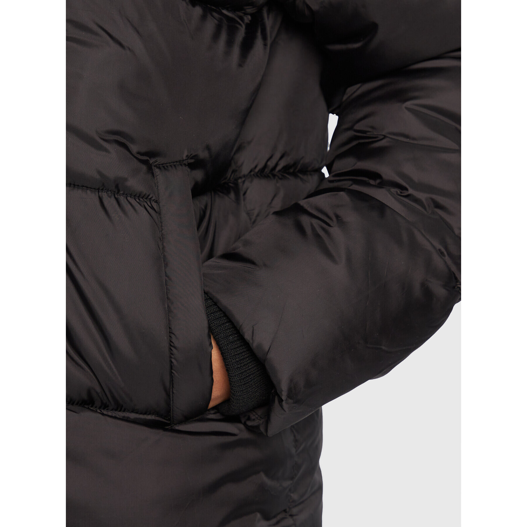 LTB Пухено яке Yemaya 44046 25018 Черен Regular Fit - Pepit.bg