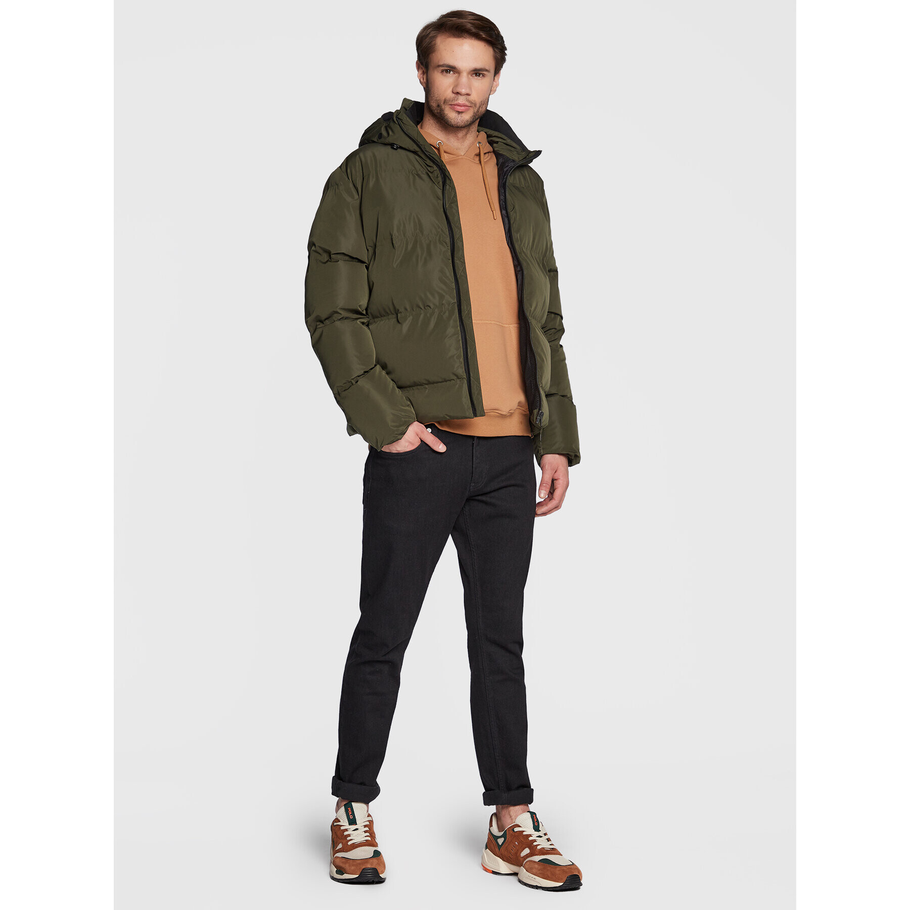 LTB Пухено яке Zayodo 48036 25018 Зелен Regular Fit - Pepit.bg