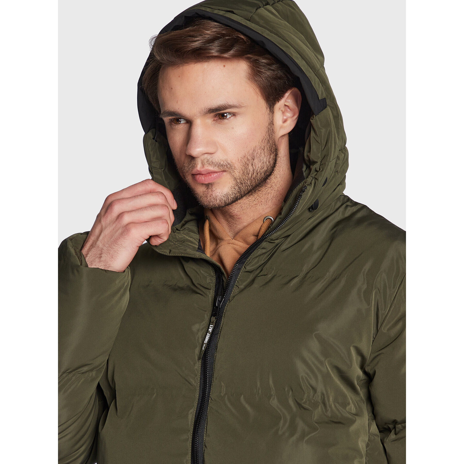 LTB Пухено яке Zayodo 48036 25018 Зелен Regular Fit - Pepit.bg